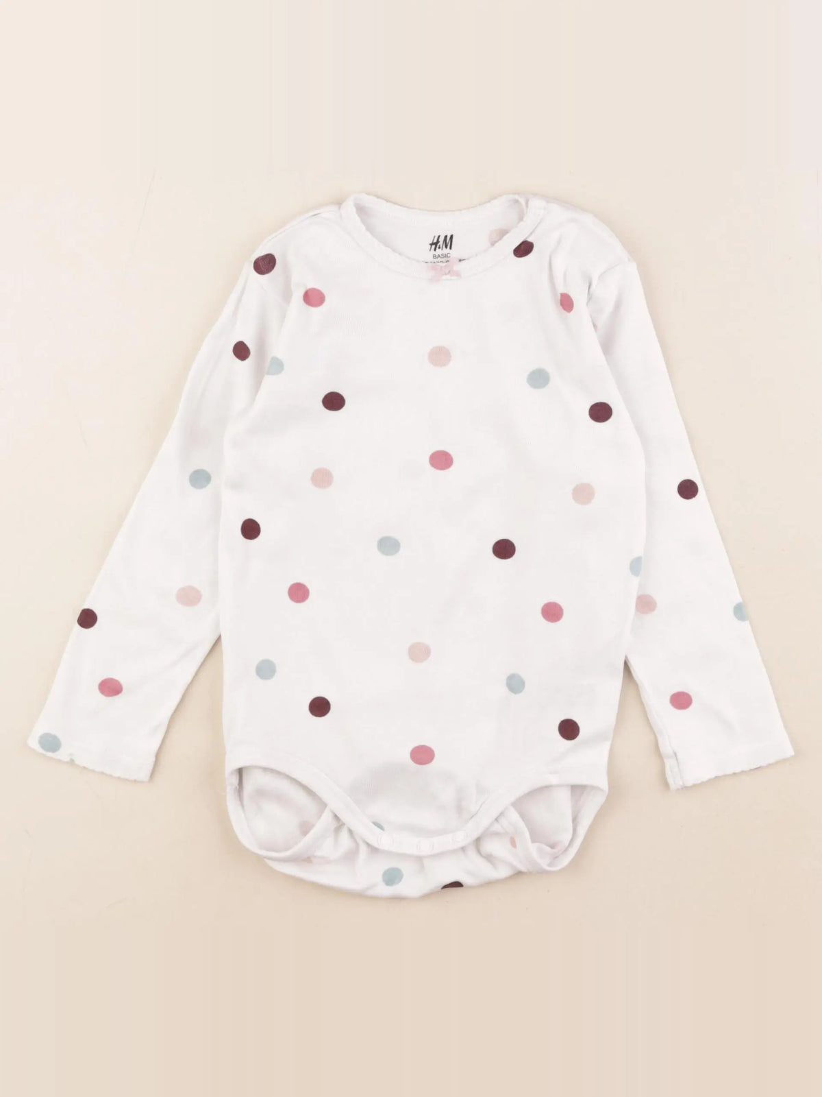 H&M - body blanc - 18/24 mois