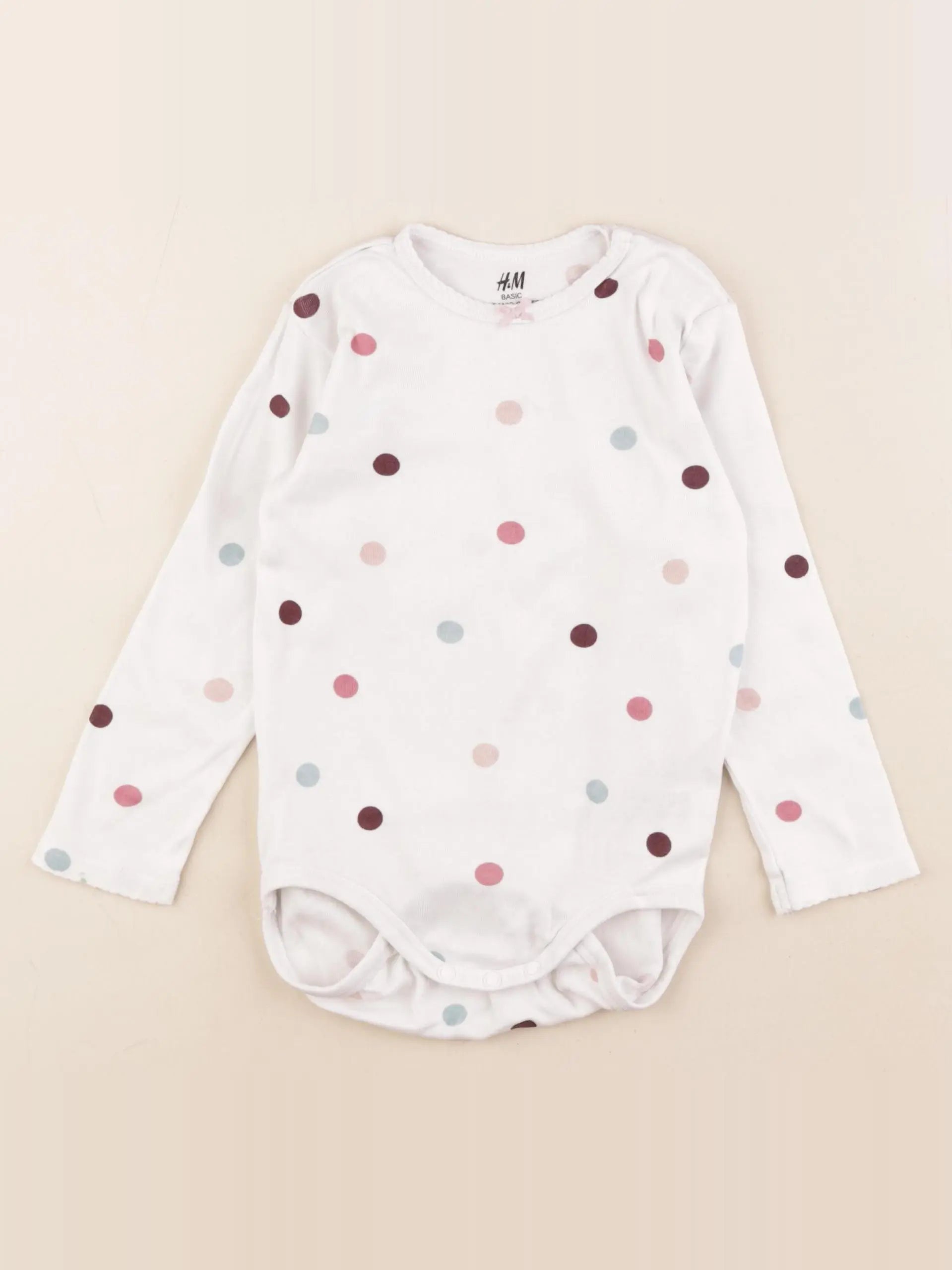 H&M - body blanc - 18/24 mois