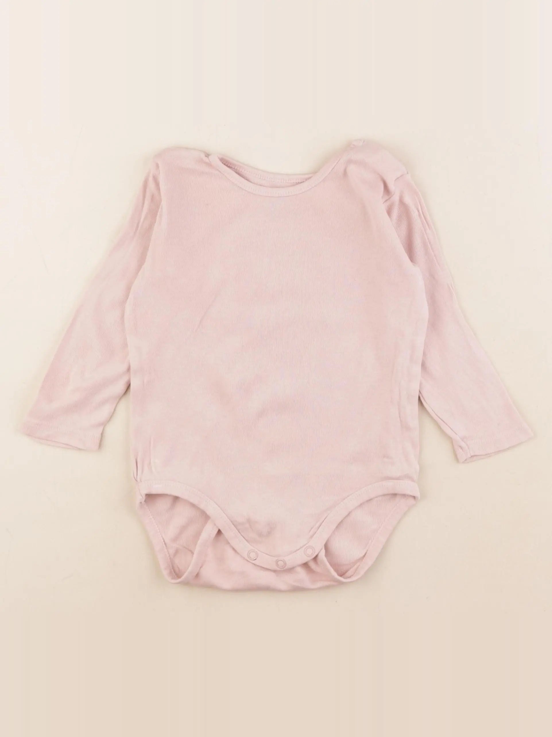 H&M - body rose - 9/12 mois