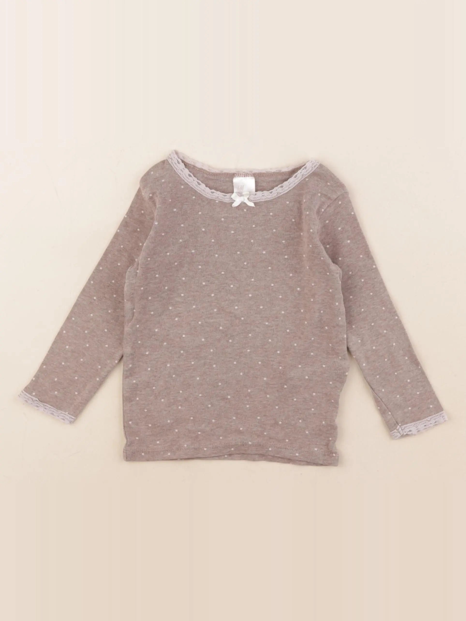 H&M - maillot de corps marron - 12/18 mois