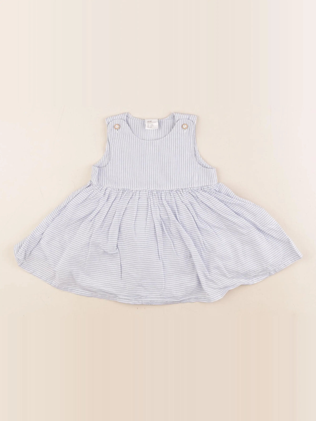 H&M - robe blanc - 4/6 mois