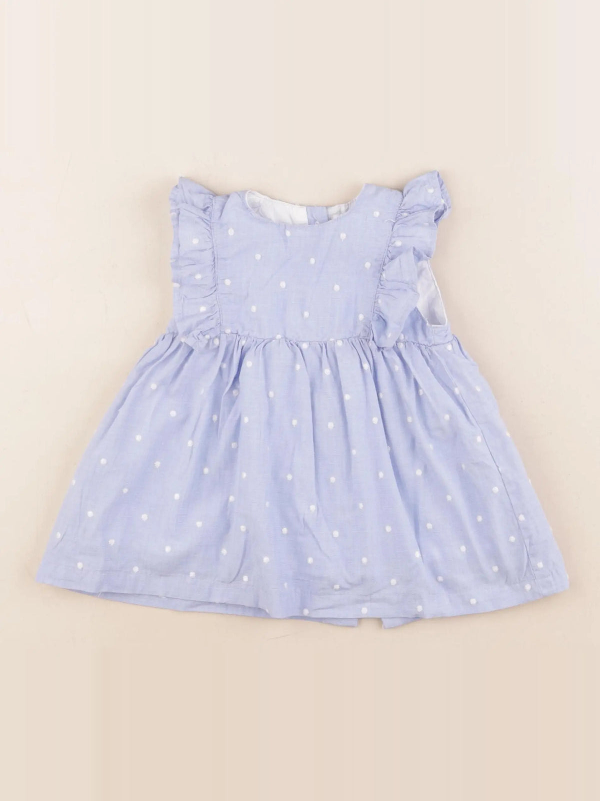 Vertbaudet - robe bleu - 9 mois