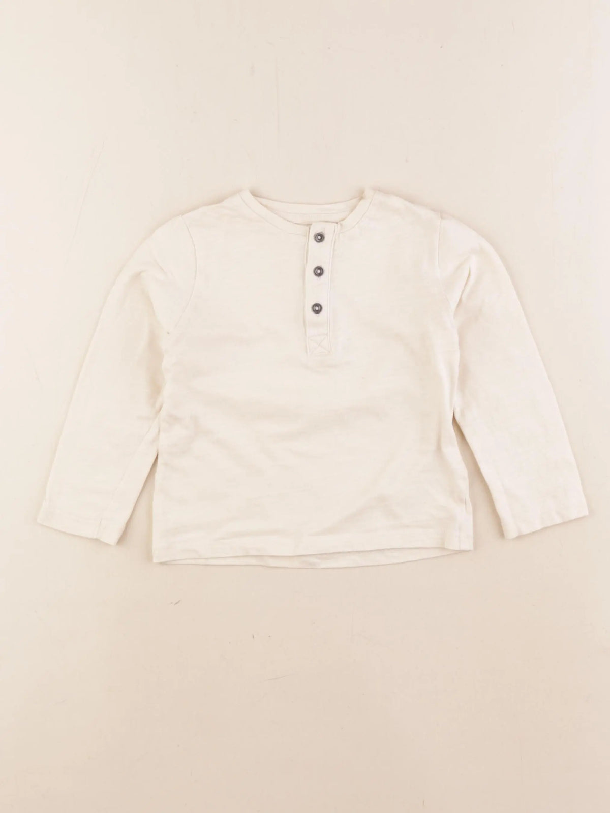 Vertbaudet - tee-shirt beige - 24 mois