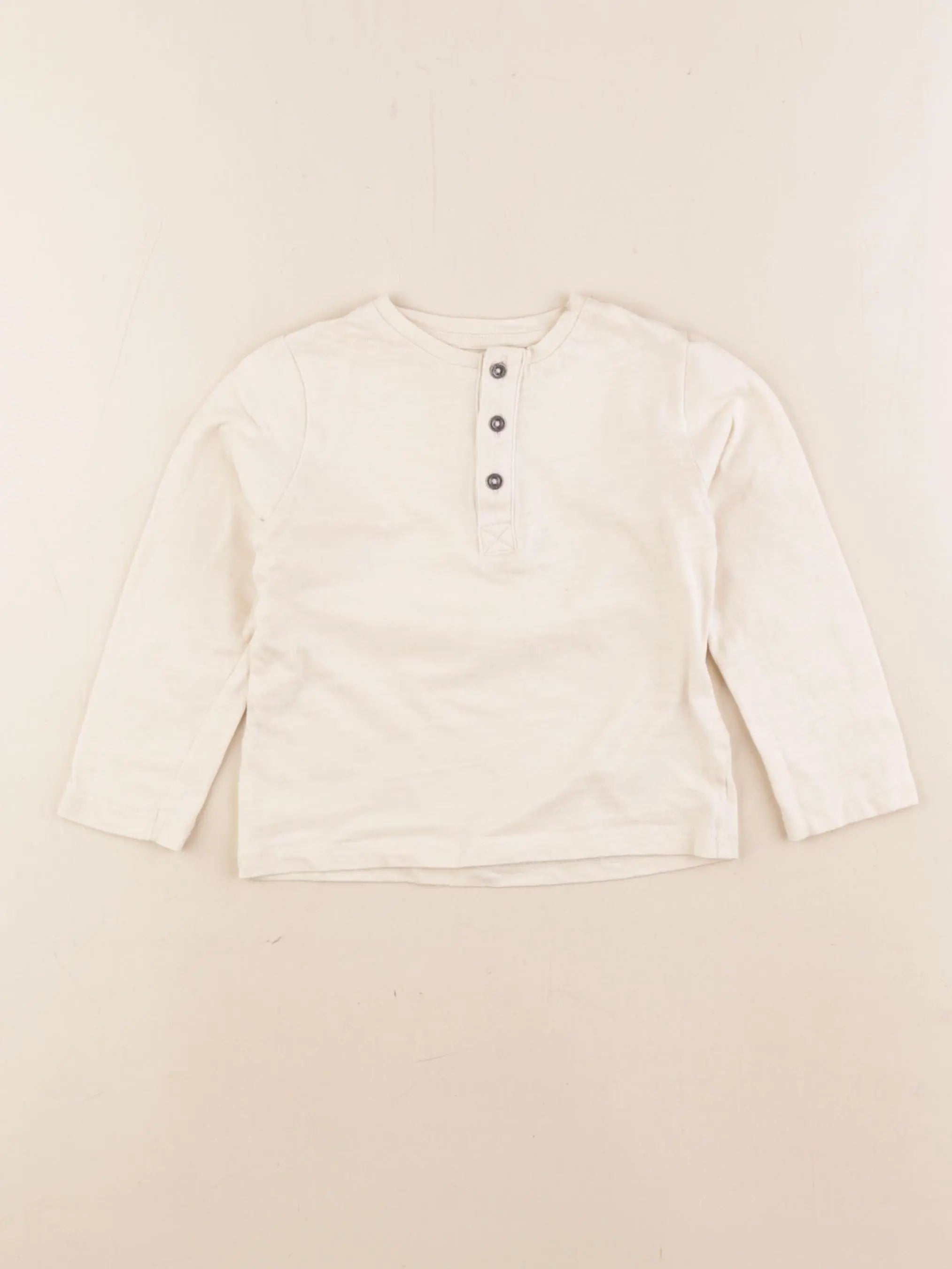 Vertbaudet - tee-shirt beige - 24 mois