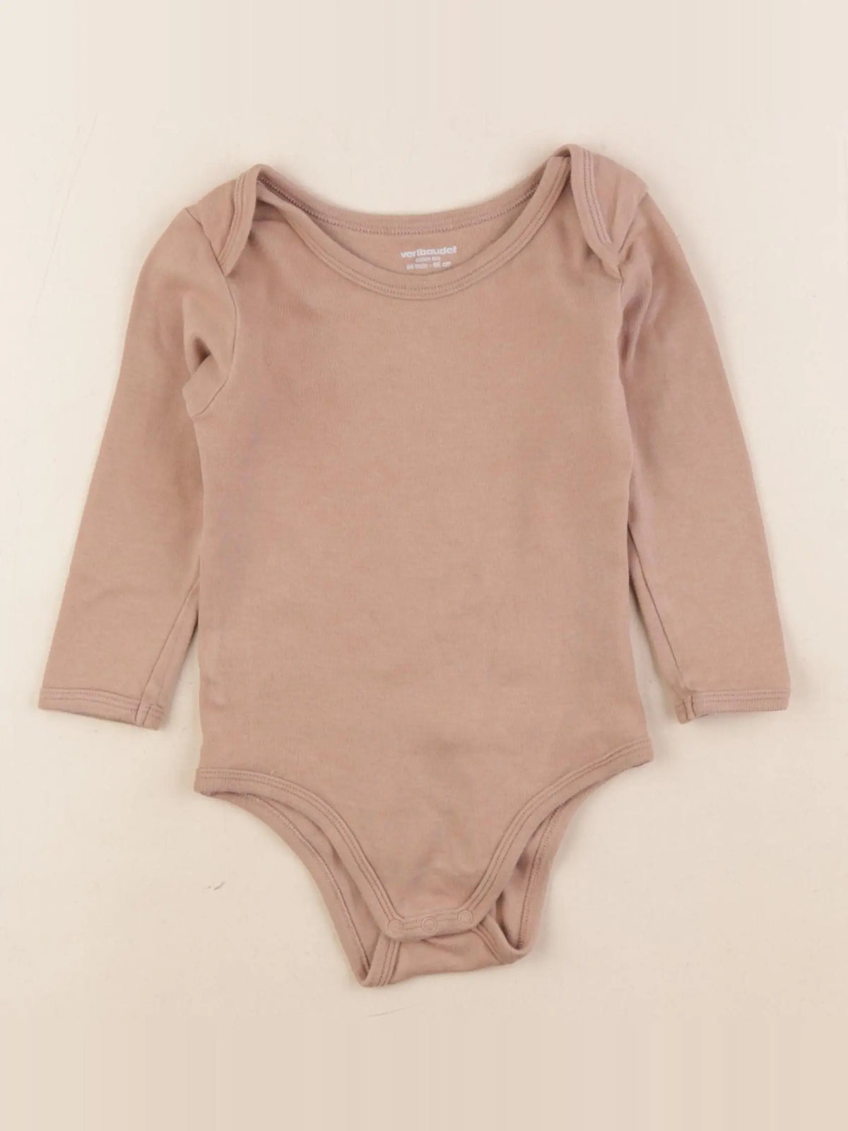 Vertbaudet - body marron - 24 mois