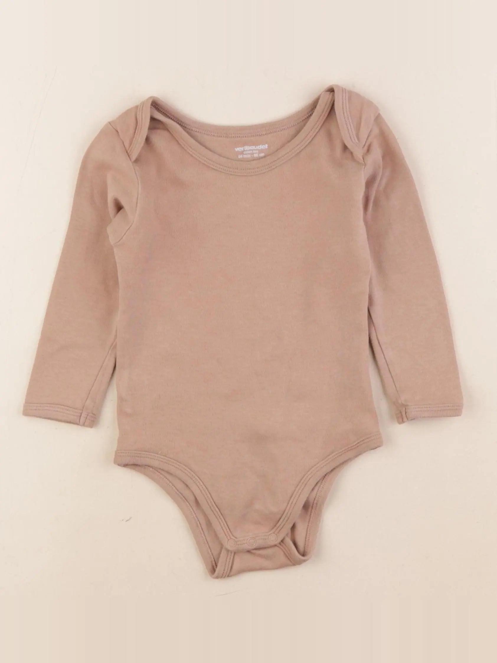 Vertbaudet - body marron - 24 mois