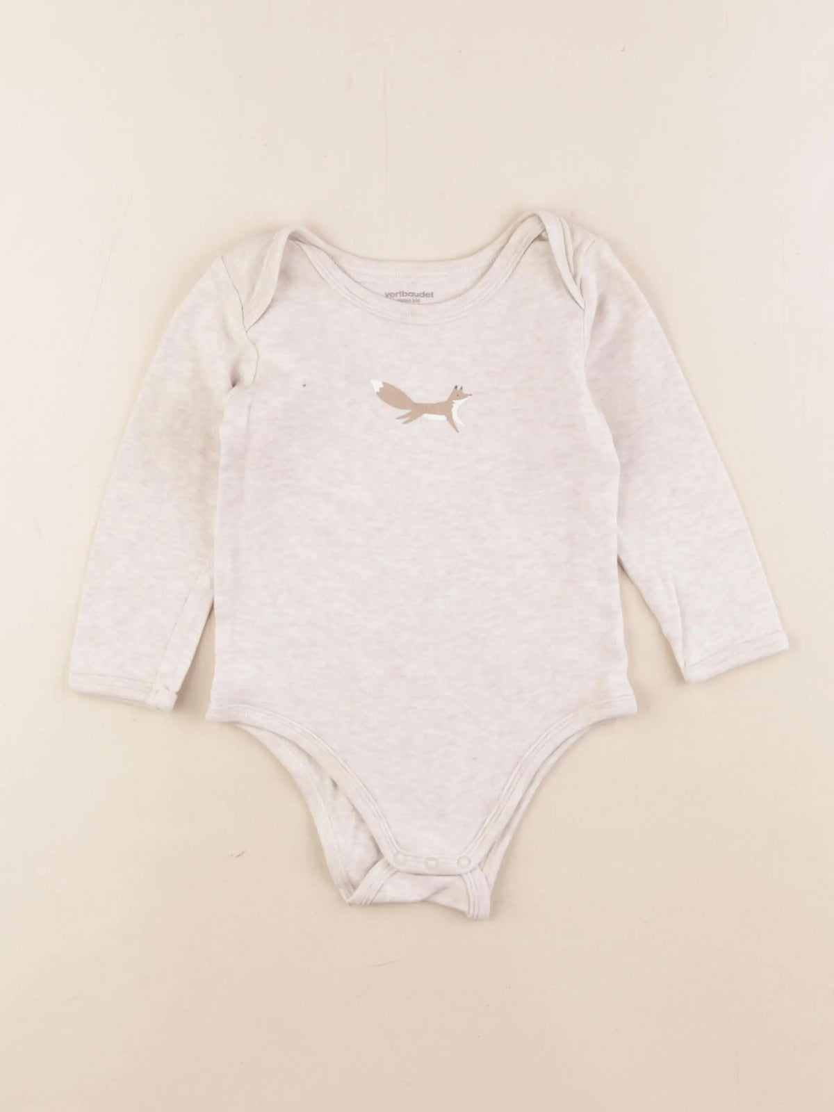 Vertbaudet - body beige - 24 mois