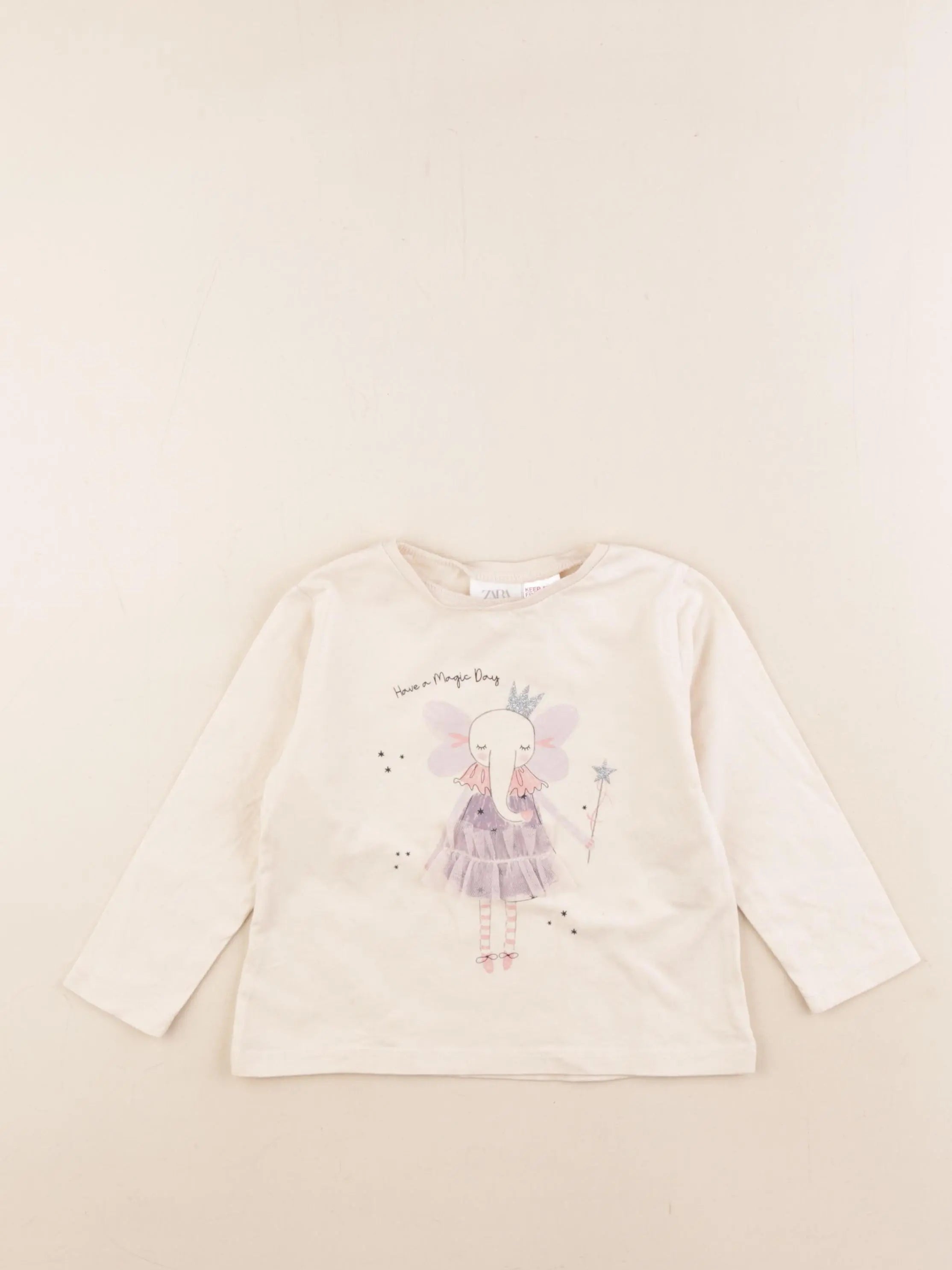 Zara - tee-shirt multicolore - 12/18 mois