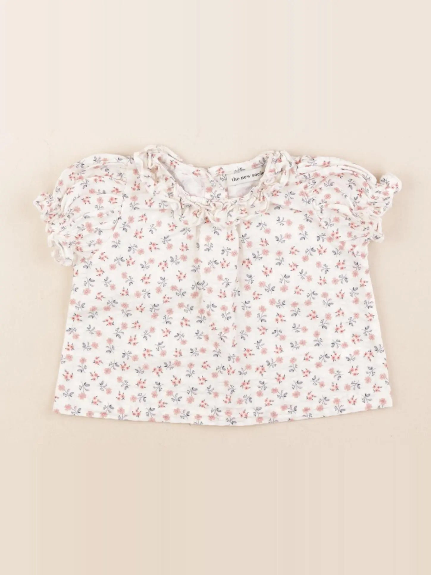 The new society - blouse multicolore - 3 mois