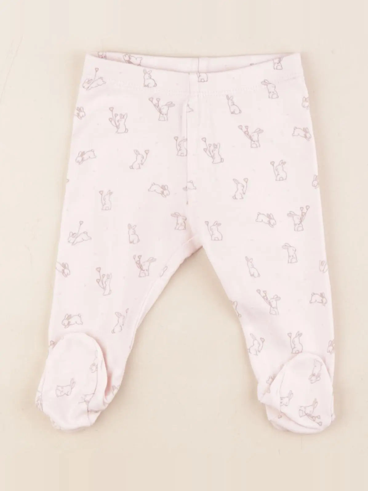 H&M - legging rose - 2/4 mois
