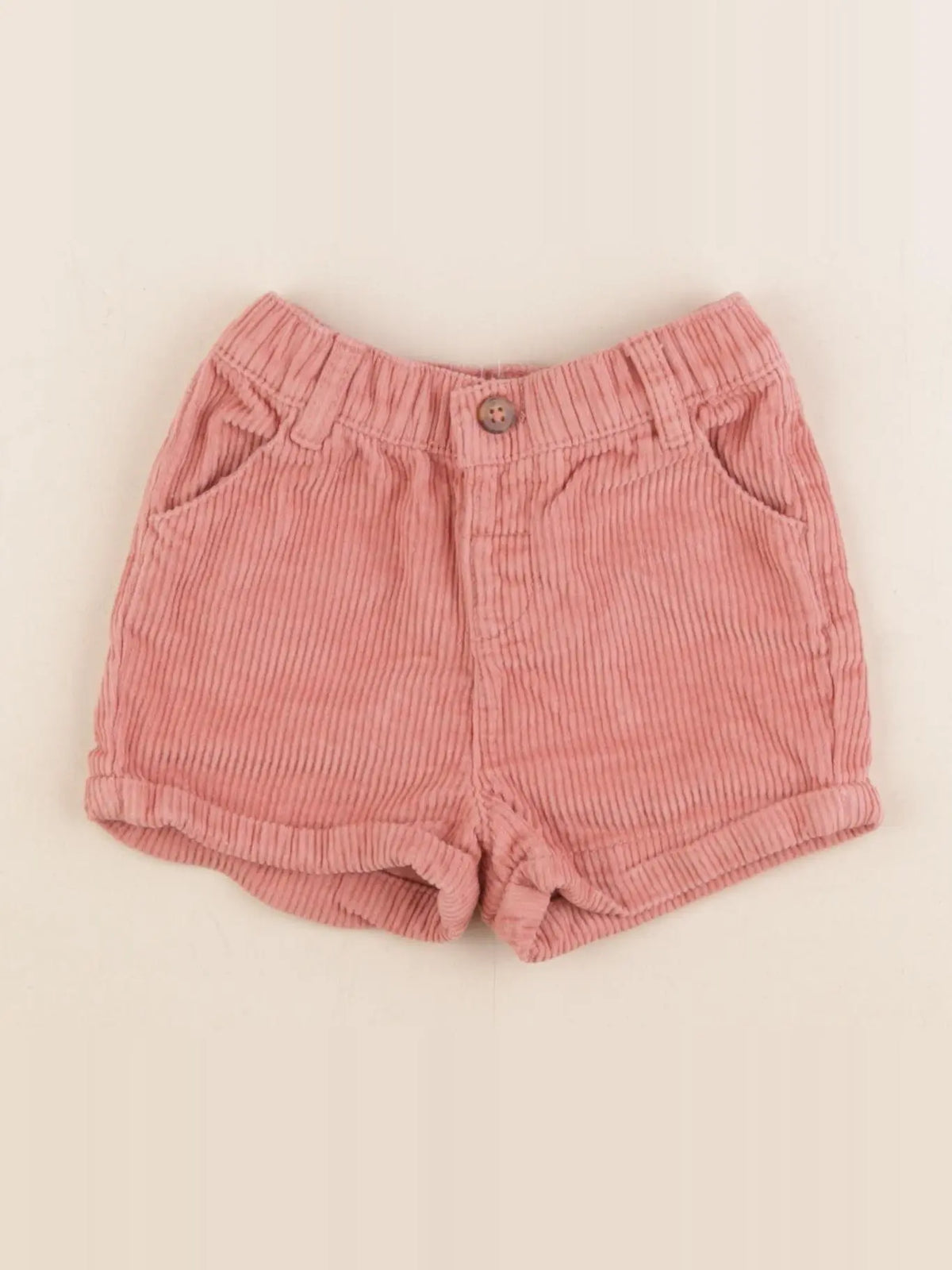 Vertbaudet - short rose - 12 mois