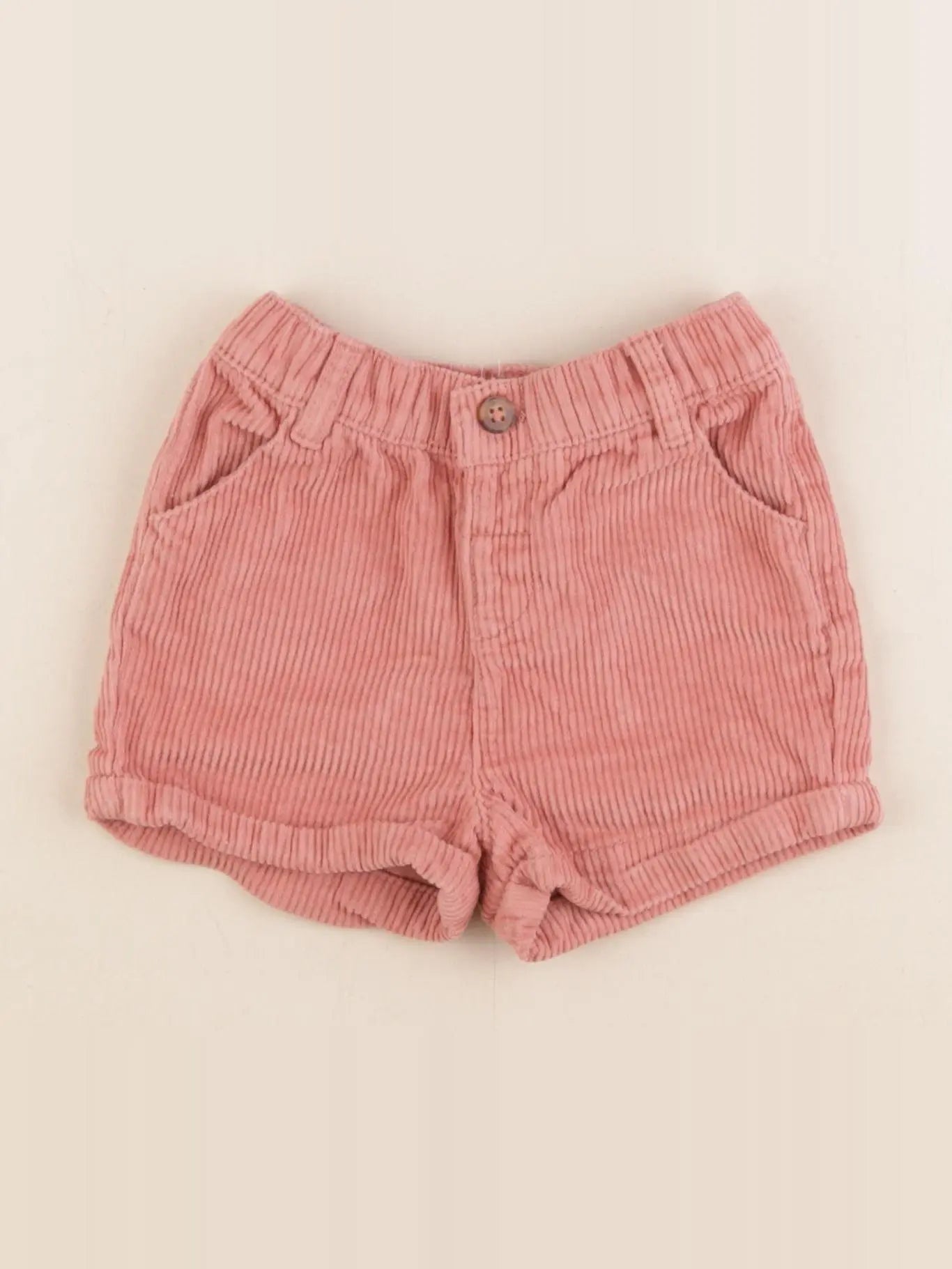 Vertbaudet - short rose - 12 mois