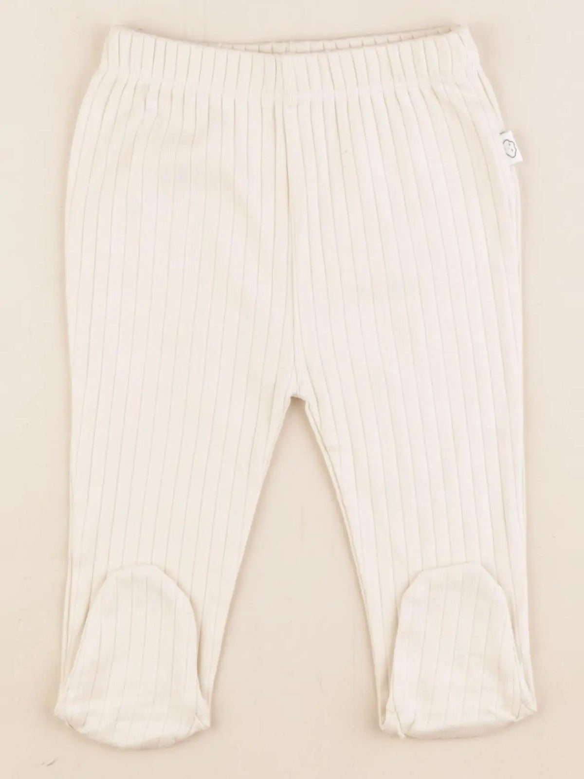 Vertbaudet - jegging beige - 12 mois