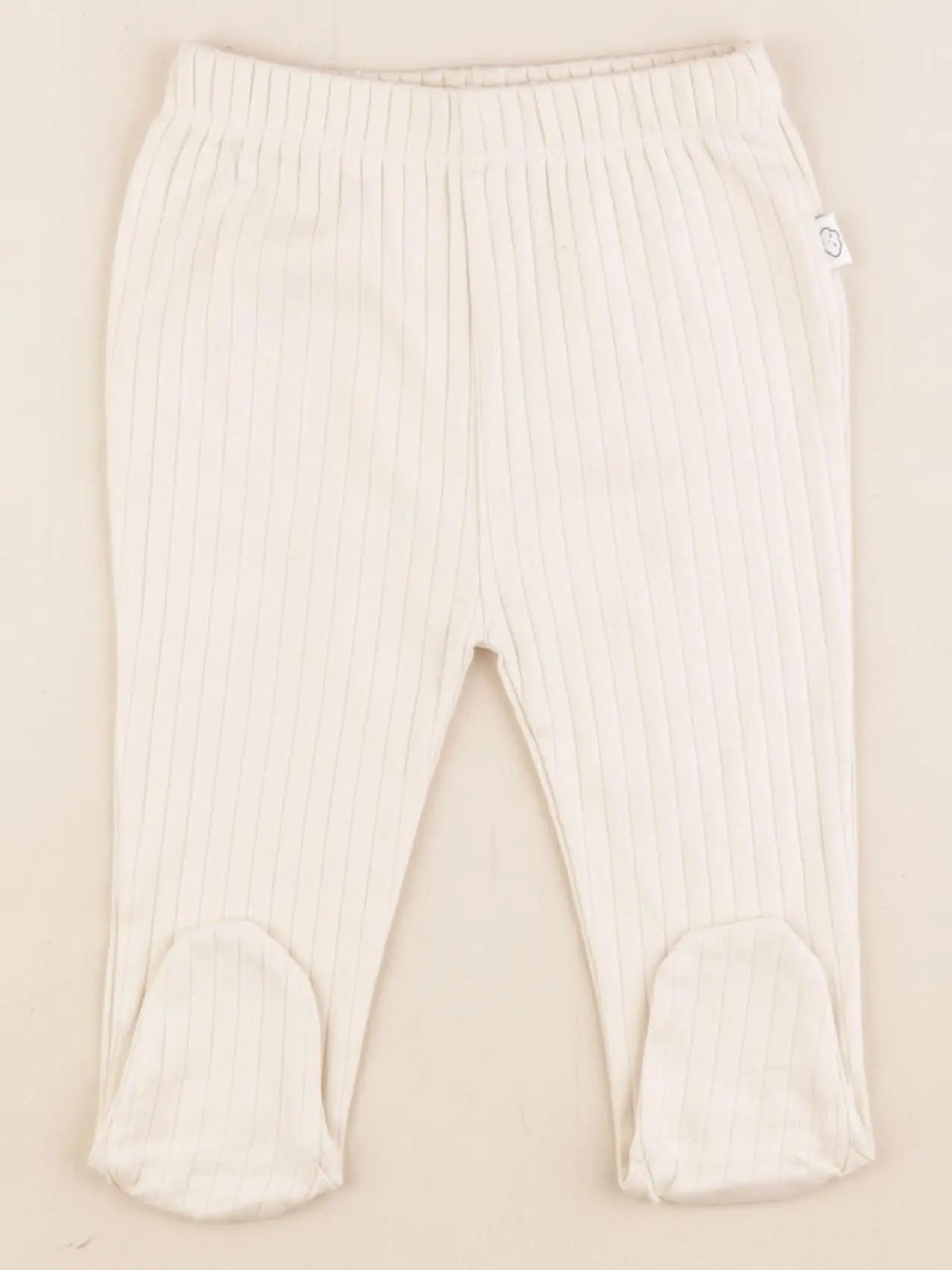 Vertbaudet - jegging beige - 12 mois