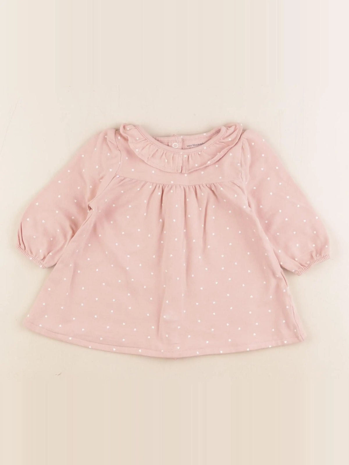 Vertbaudet - robe rose - 6 mois