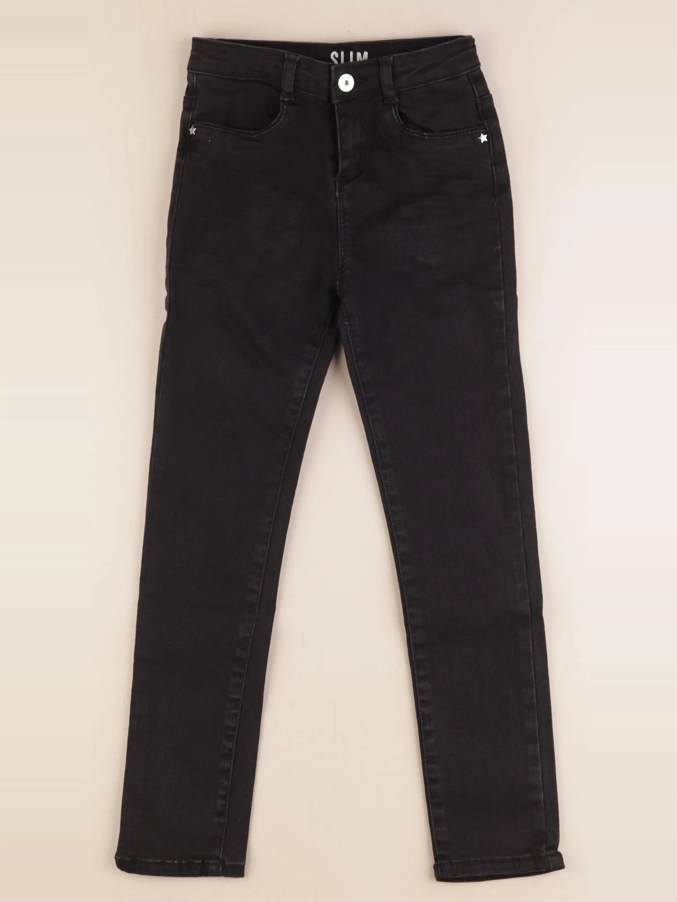 Vertbaudet - jean noir - 8 ans
