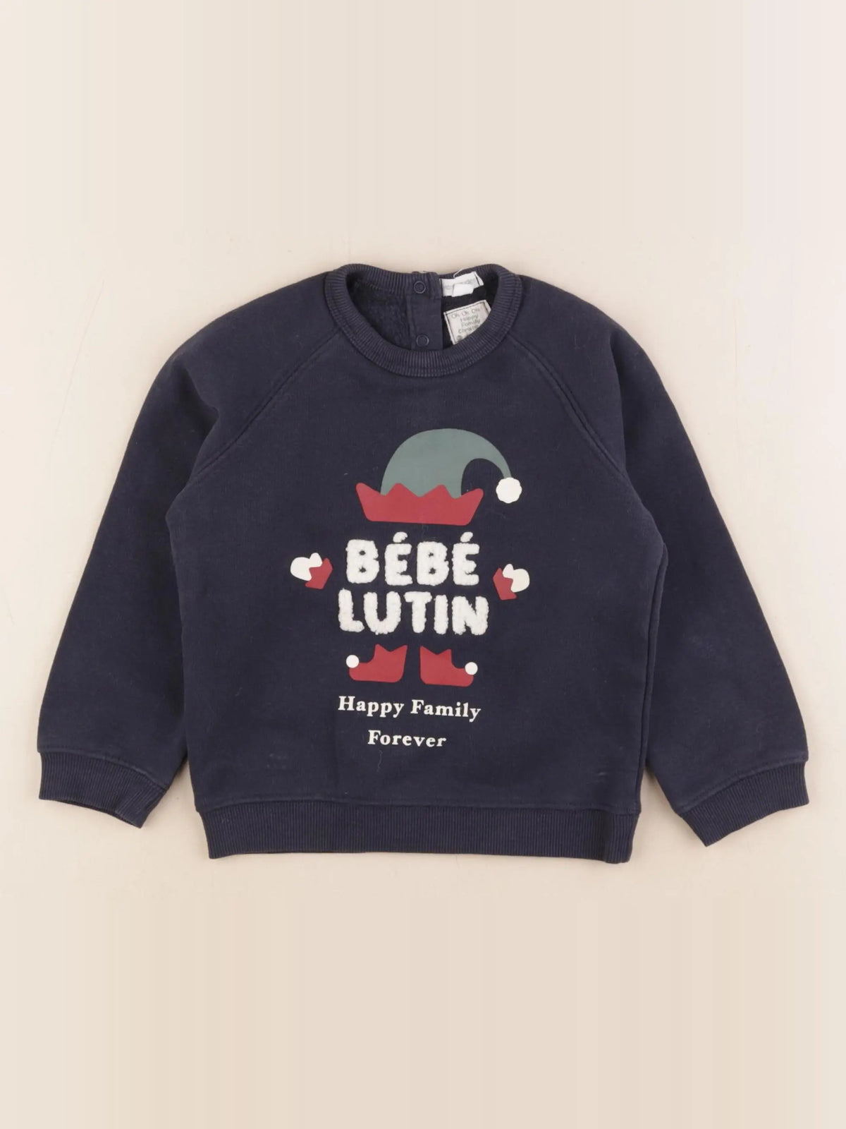 Vertbaudet - sweat bleu - 3 ans