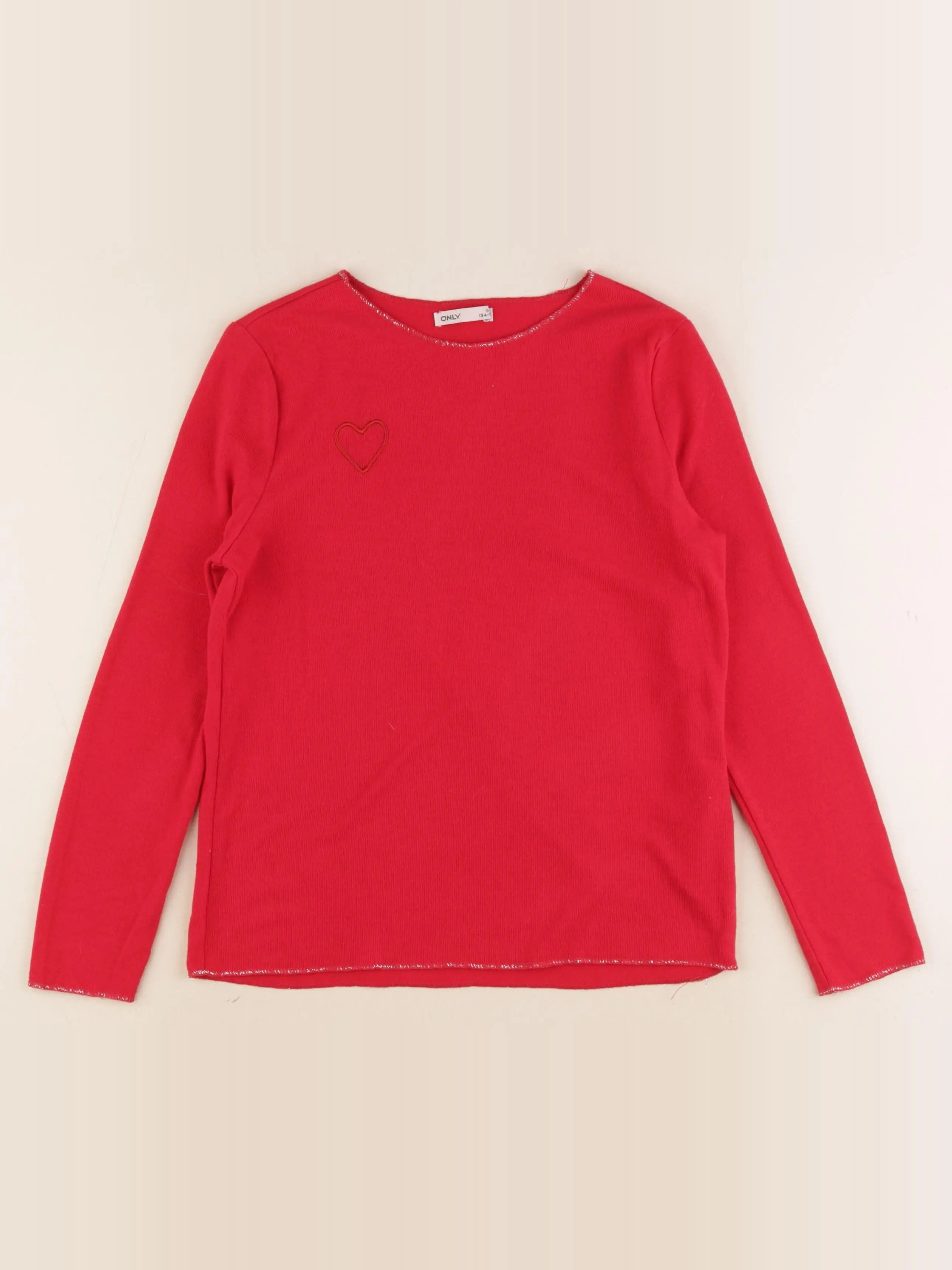 Kids Only - pull rouge - 9/10 ans