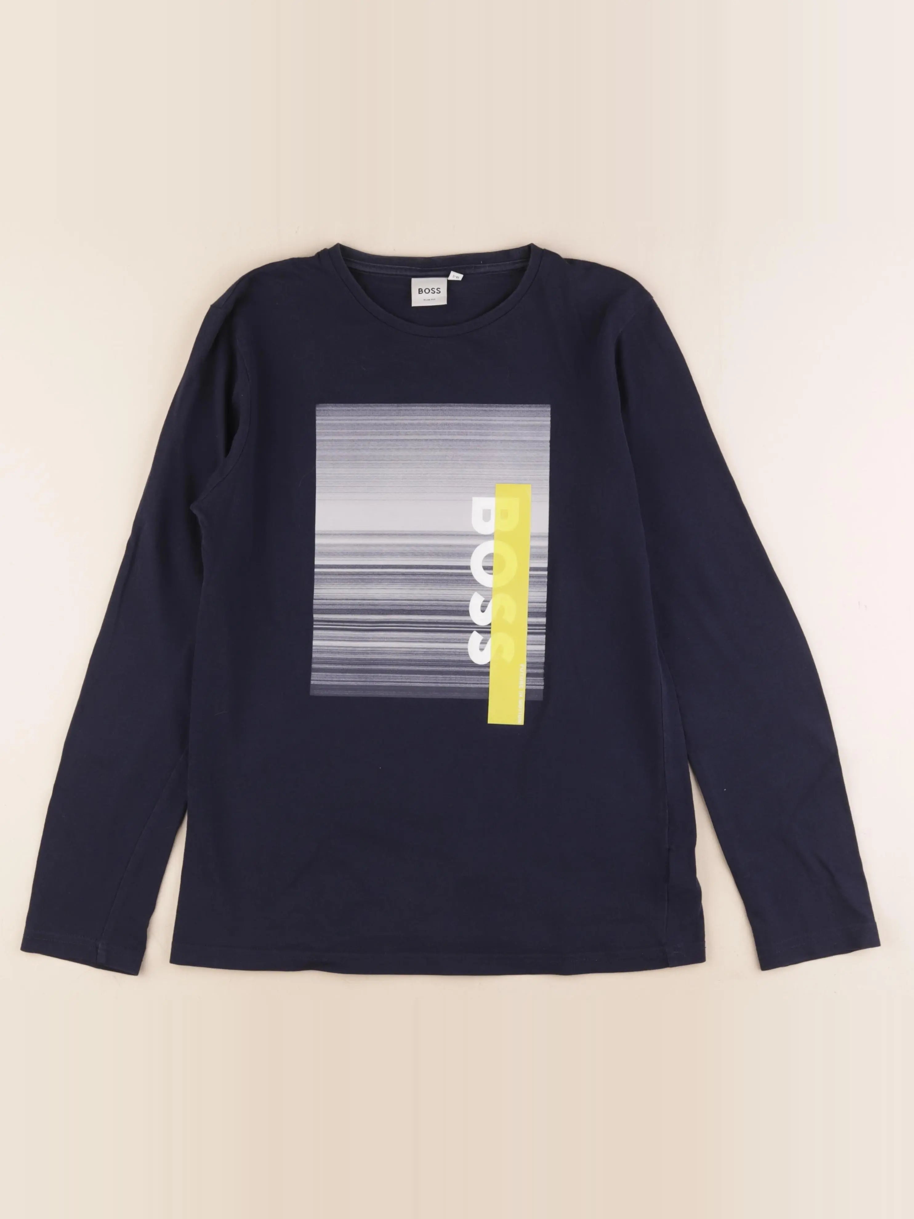 Hugo Boss - tee-shirt bleu - 14 ans