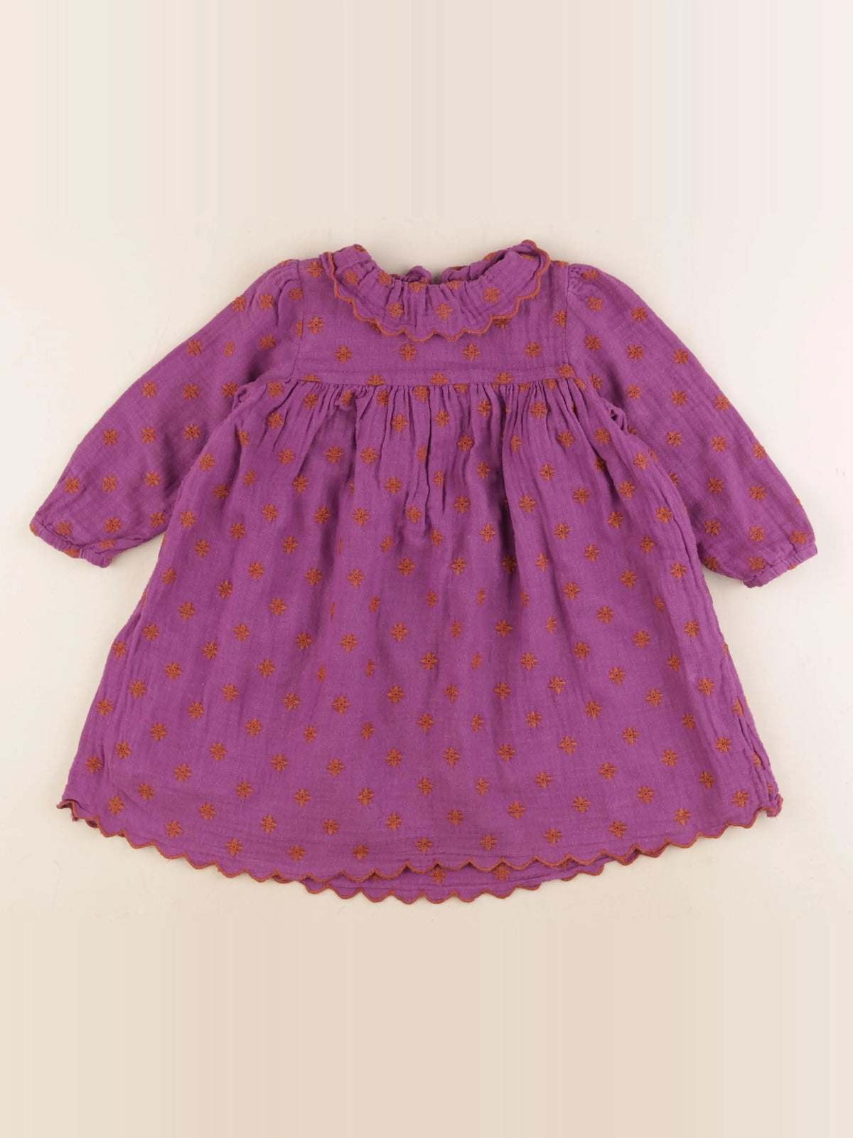 Boutchou - robe violet - 24 mois