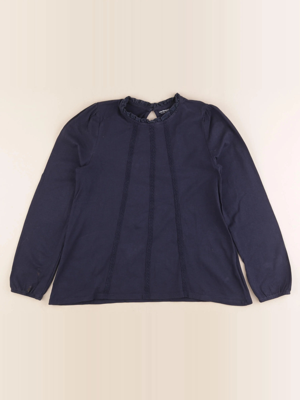 Vertbaudet - tee-shirt bleu - 12 ans