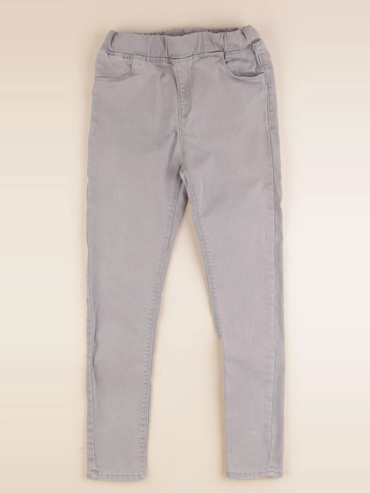 Vertbaudet - jegging gris - 10 ans