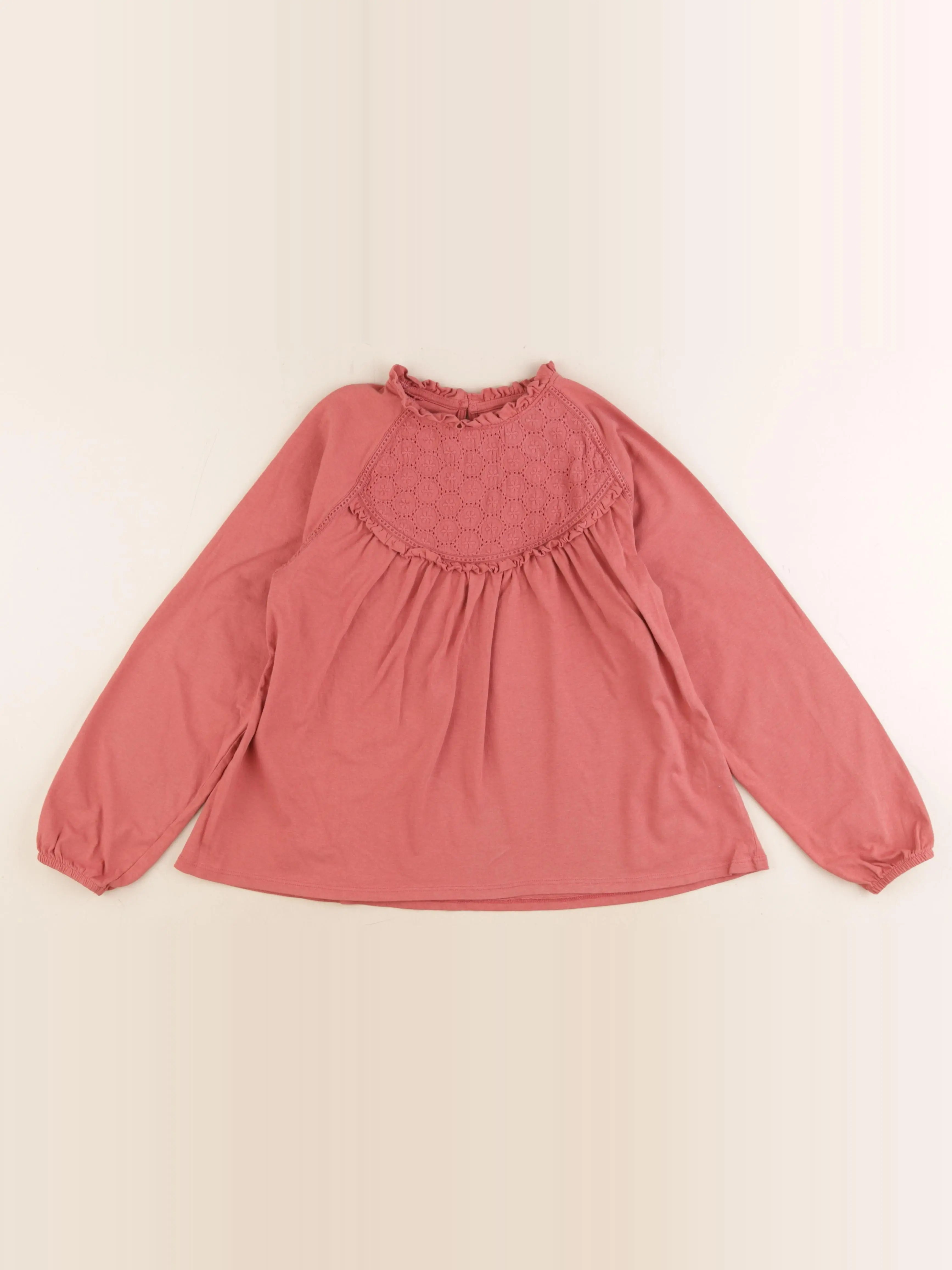 Vertbaudet - tee-shirt rose - 12 ans