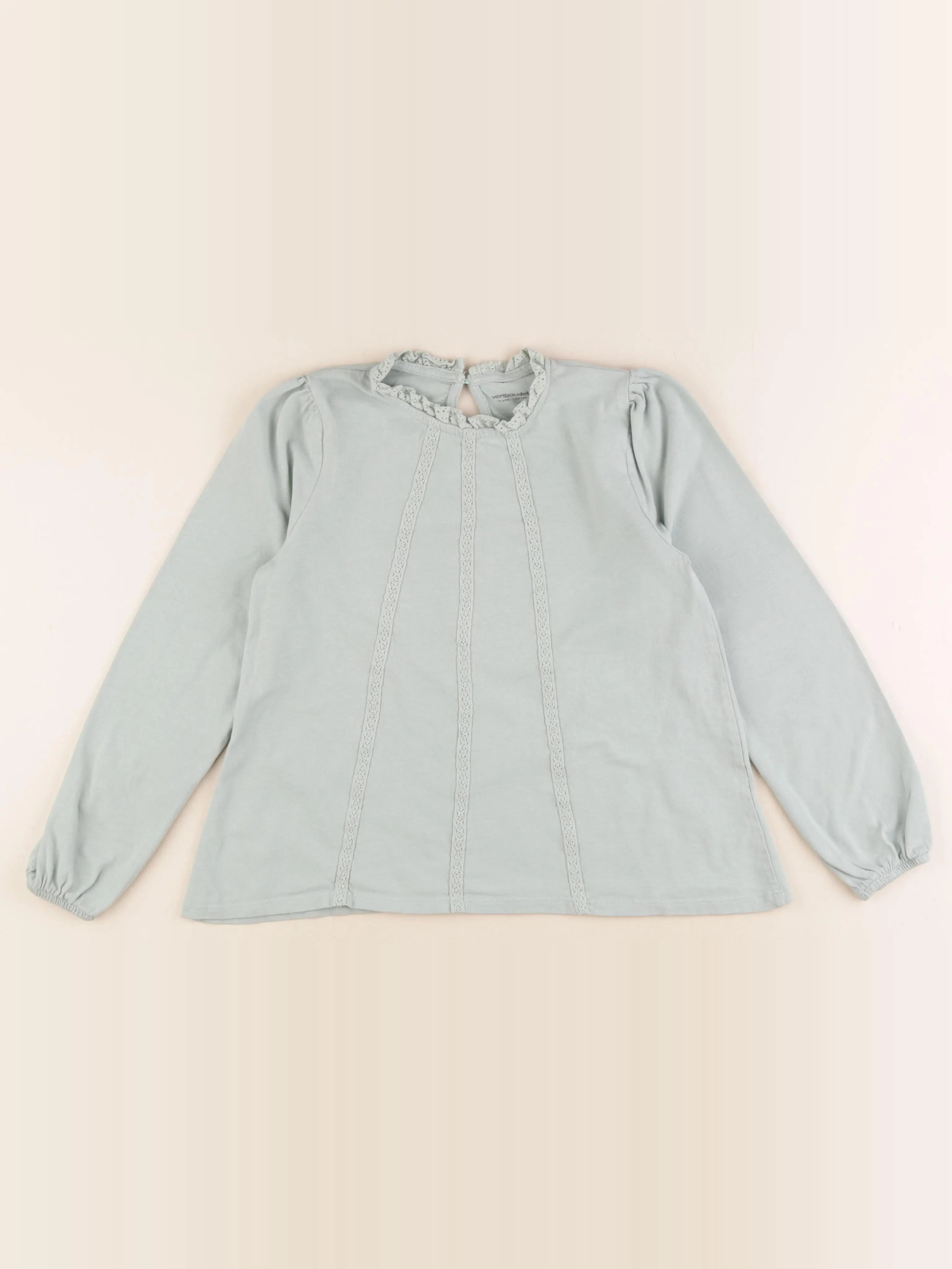 Vertbaudet - tee-shirt vert - 10 ans