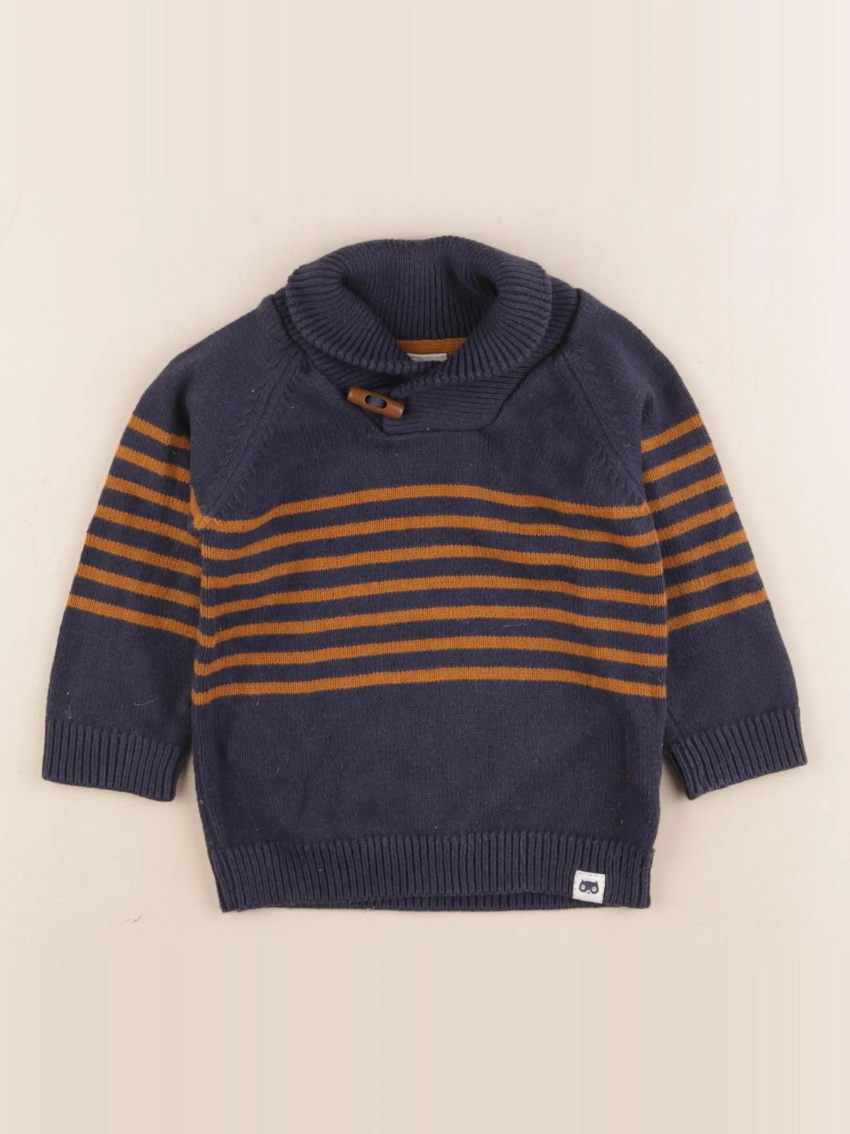 Tape à l'oeil - pull bleu - 12 mois