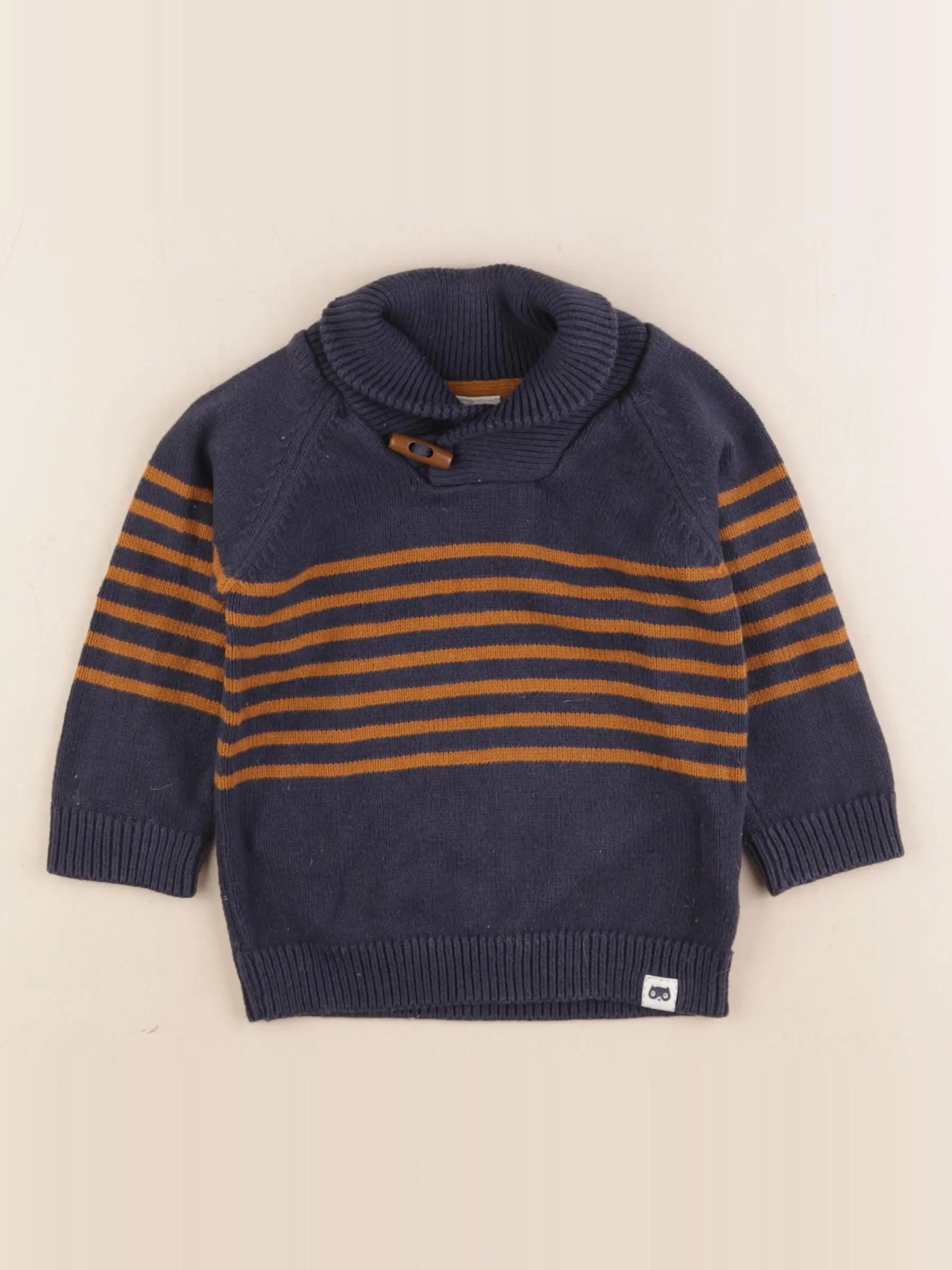 Tape à l'oeil - pull bleu - 12 mois