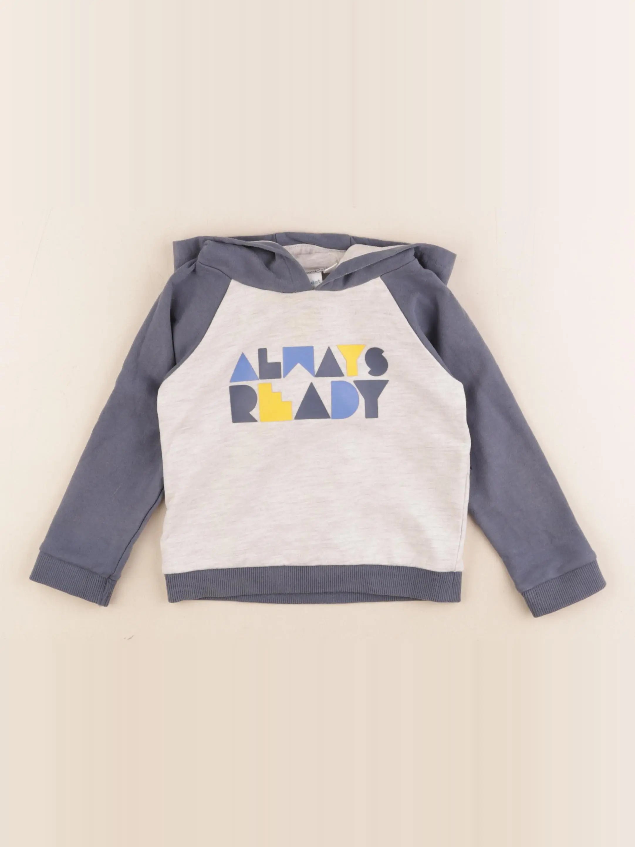 Vertbaudet - sweat bleu - 18 mois