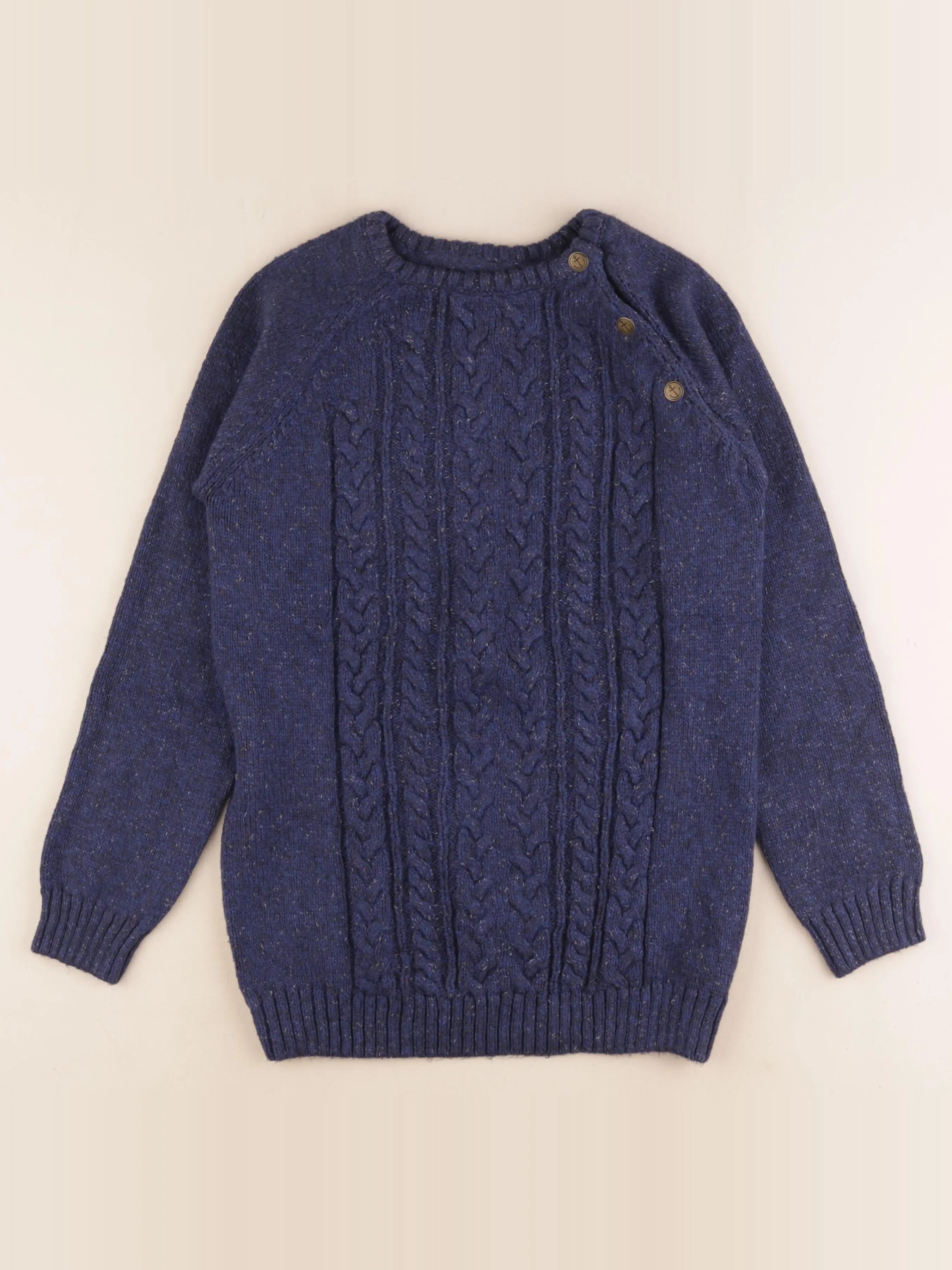 Vertbaudet - pull bleu - 12 ans