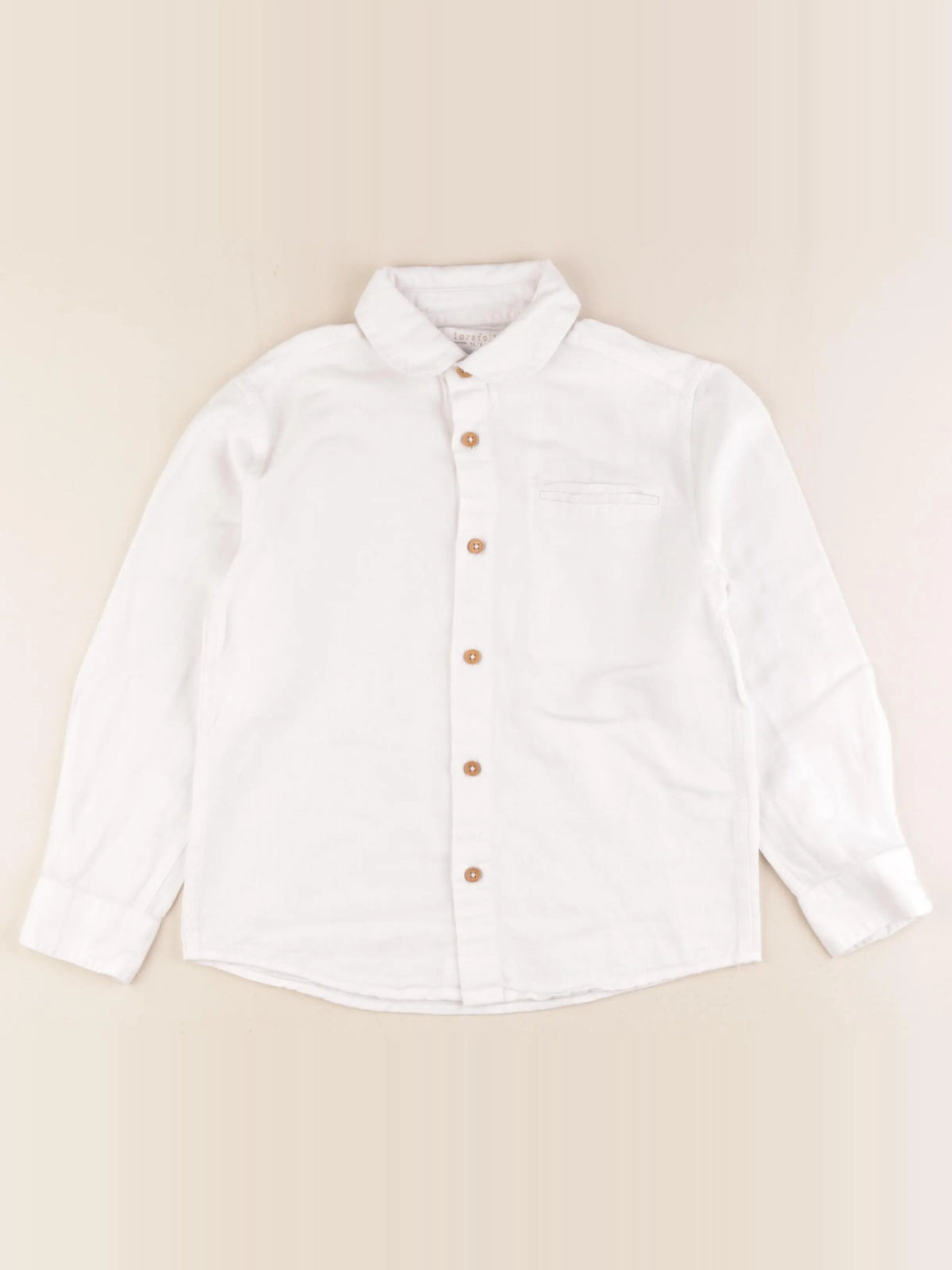 Monoprix - blouse blanc - 5/6 ans