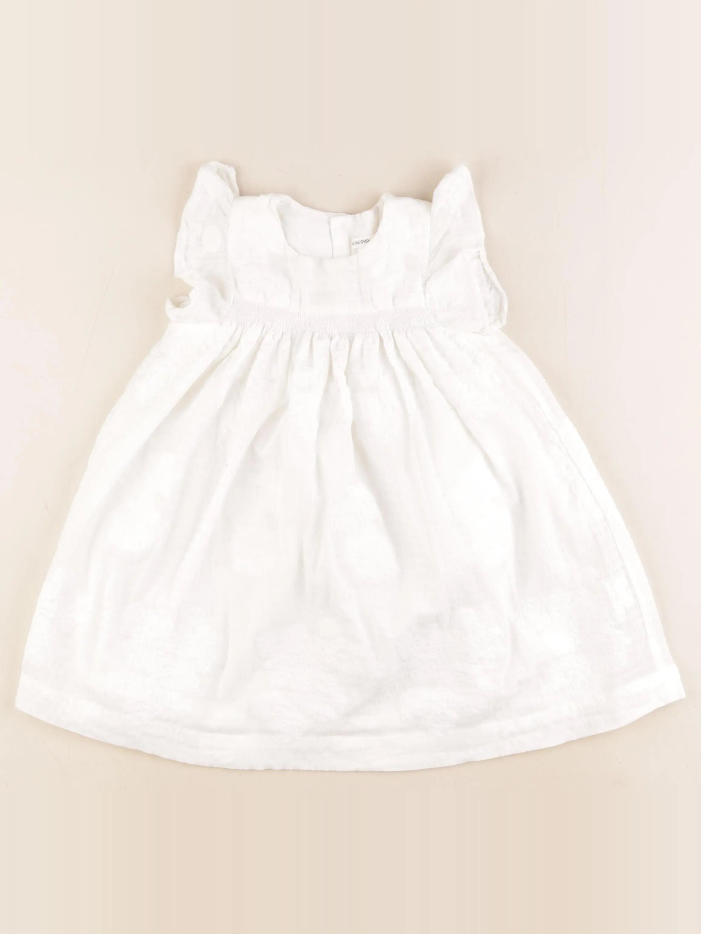 Monoprix - robe blanc - 24 mois