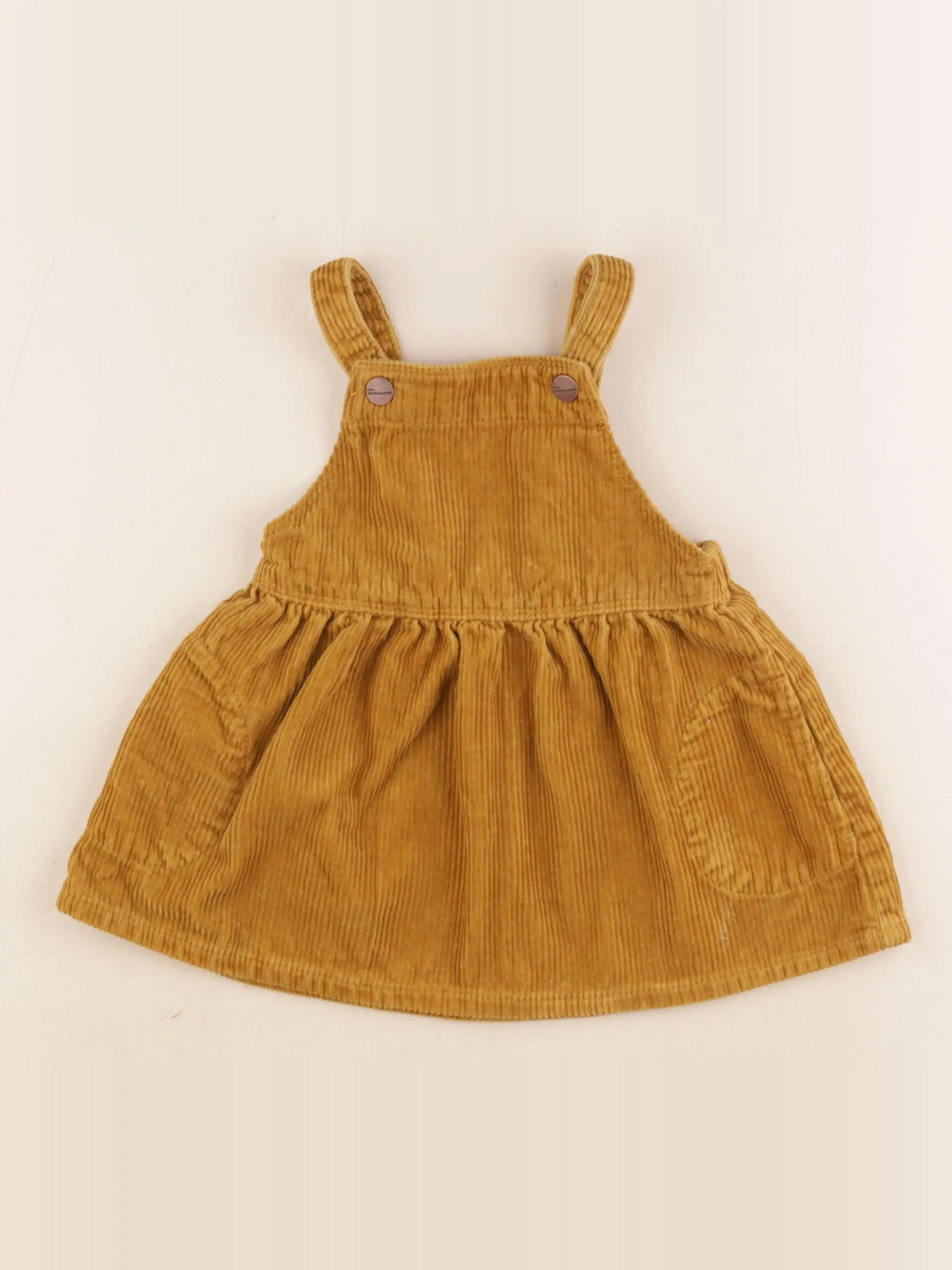 Zara - robe jaune - 9/12 mois
