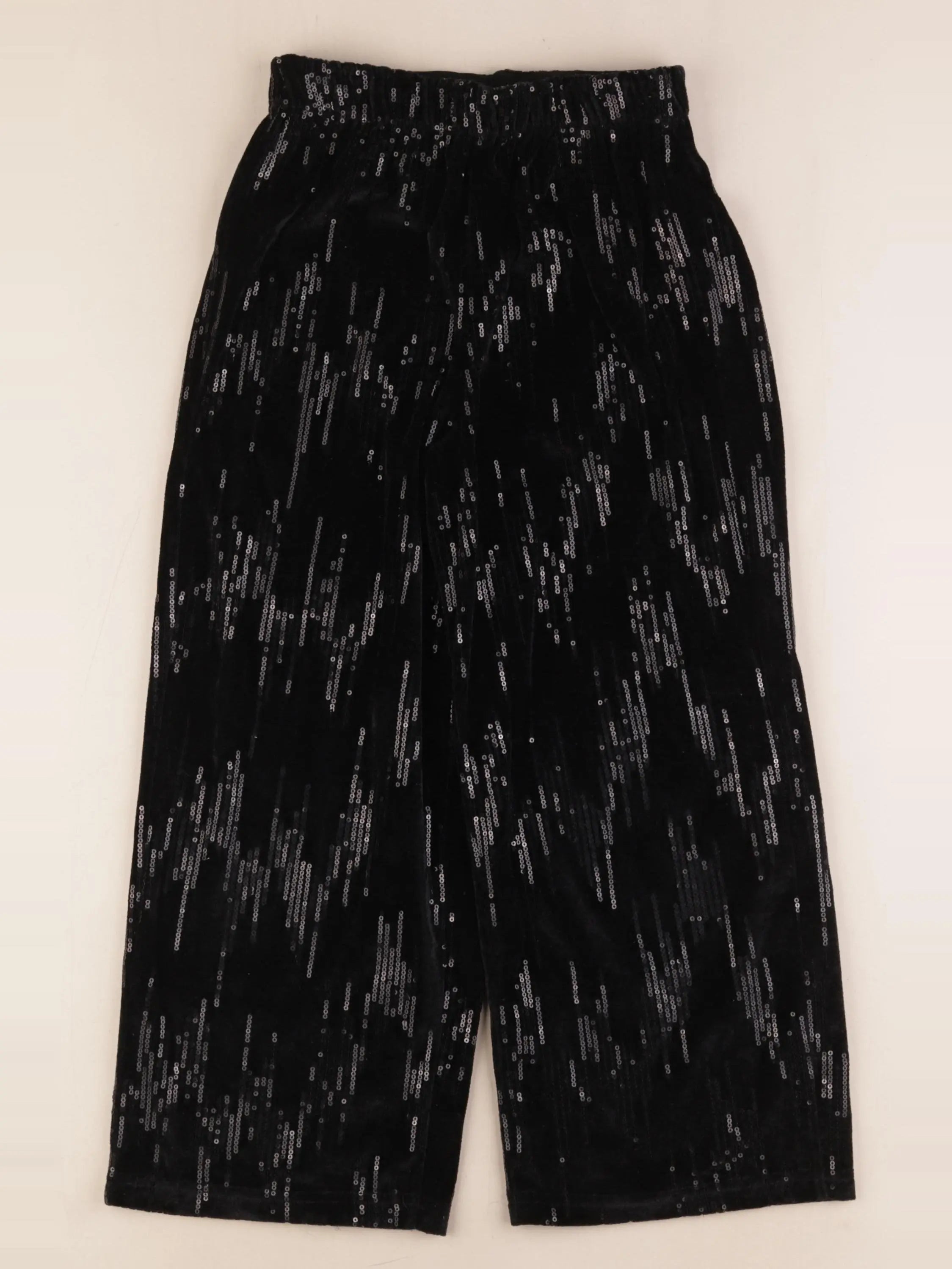 Zara - pantalon noir, argent - 8 ans