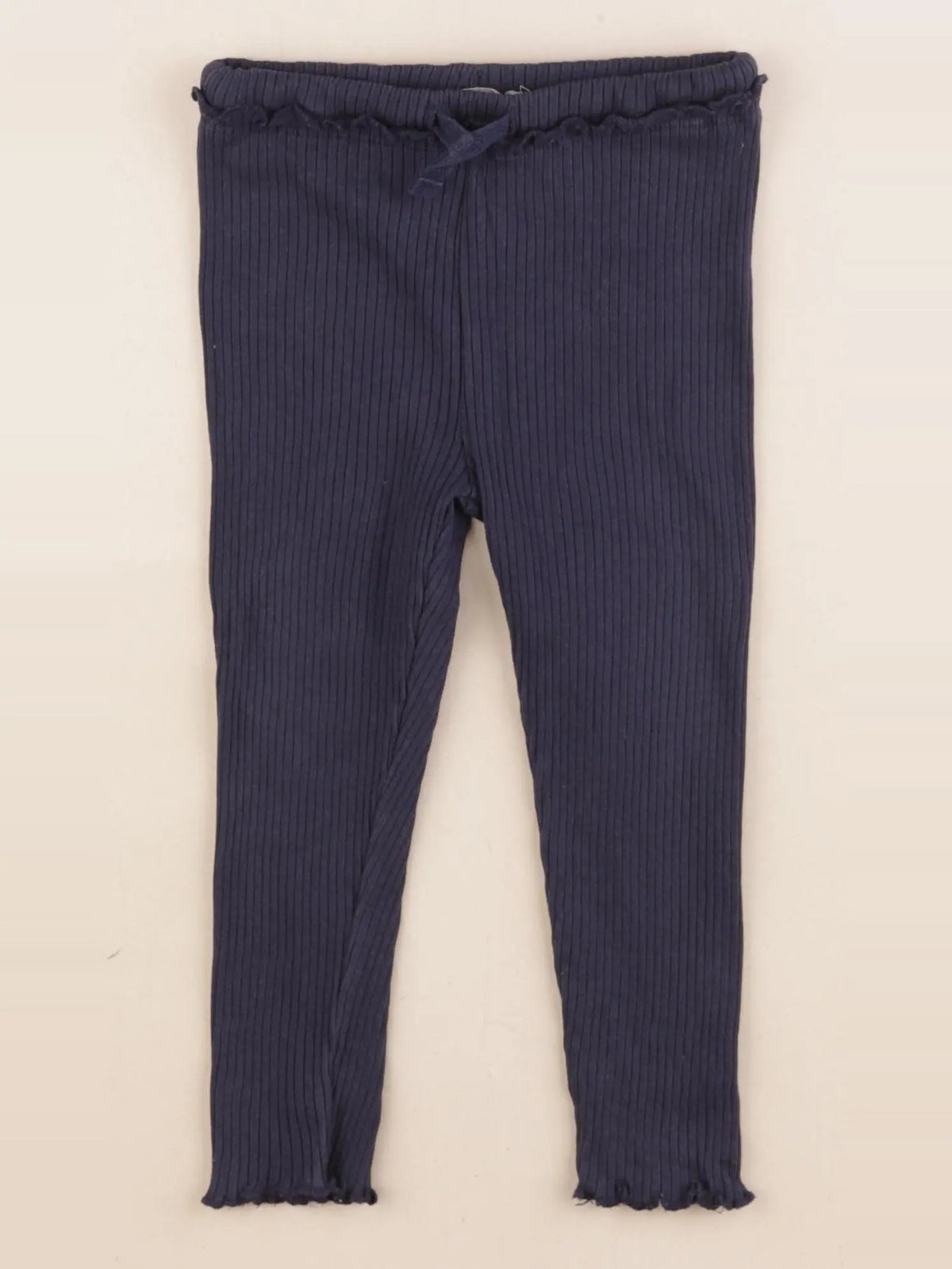 Monoprix - legging bleu - 24 mois