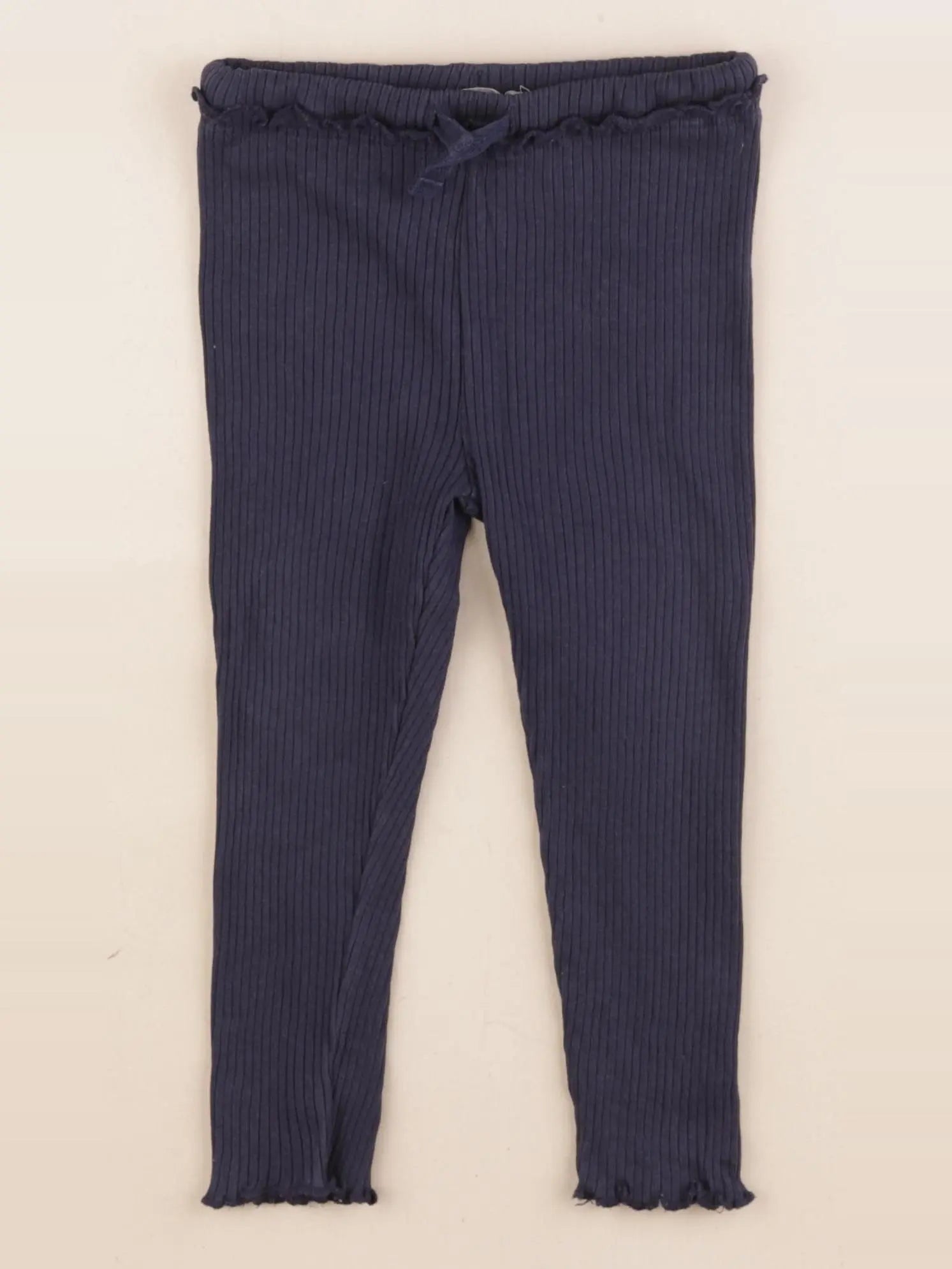 Monoprix - legging bleu - 24 mois
