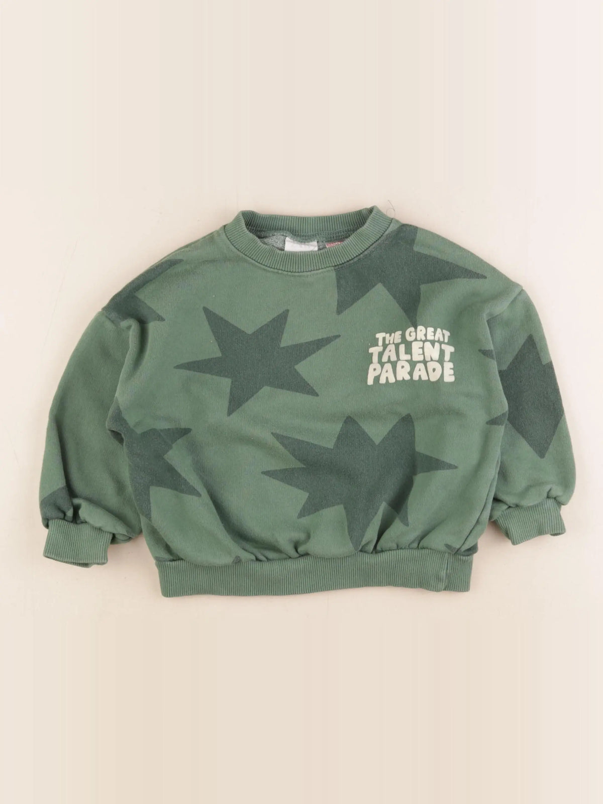 Zara - sweat vert - 4 ans