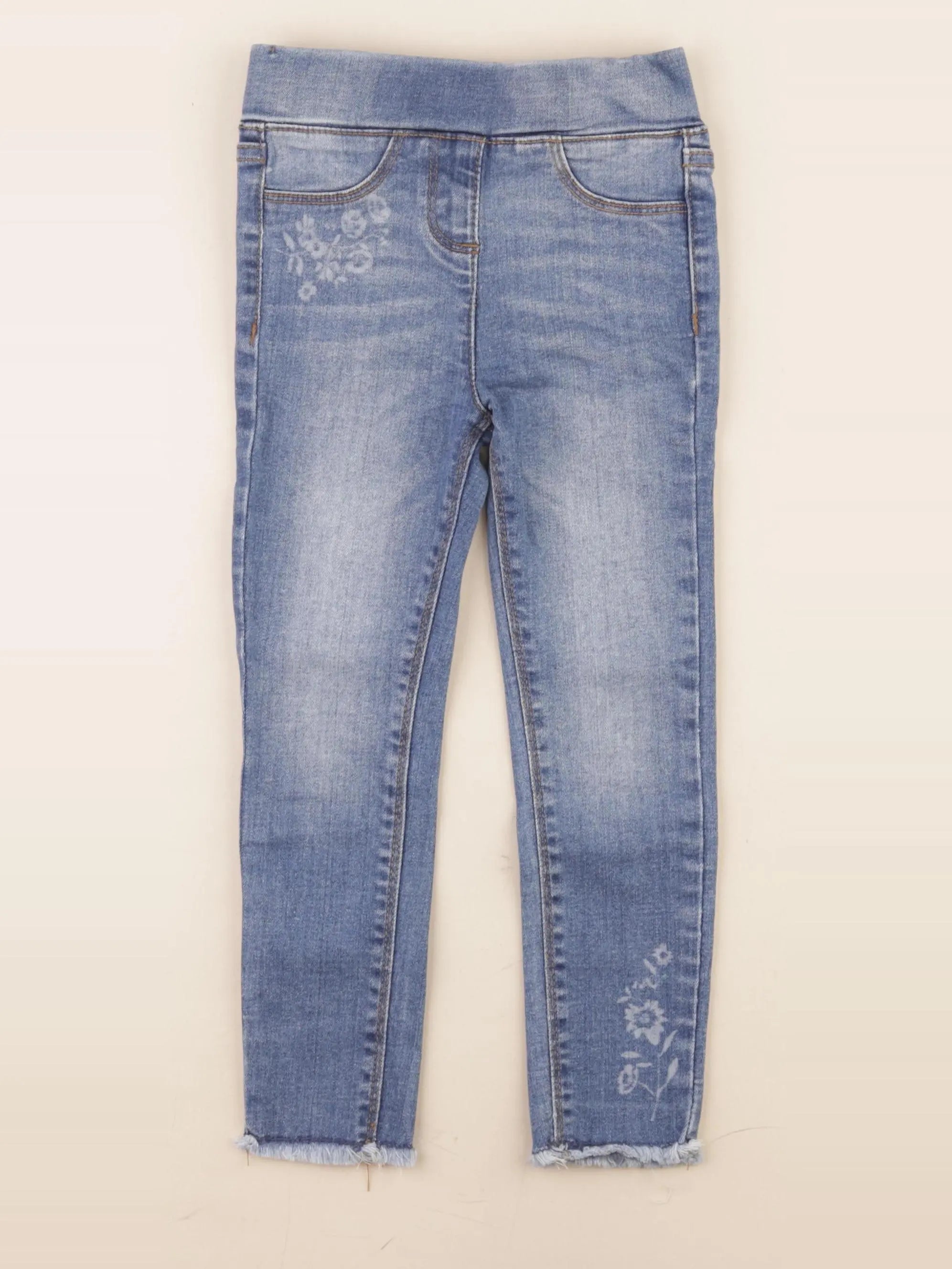 Vertbaudet - jegging bleu - 4 ans