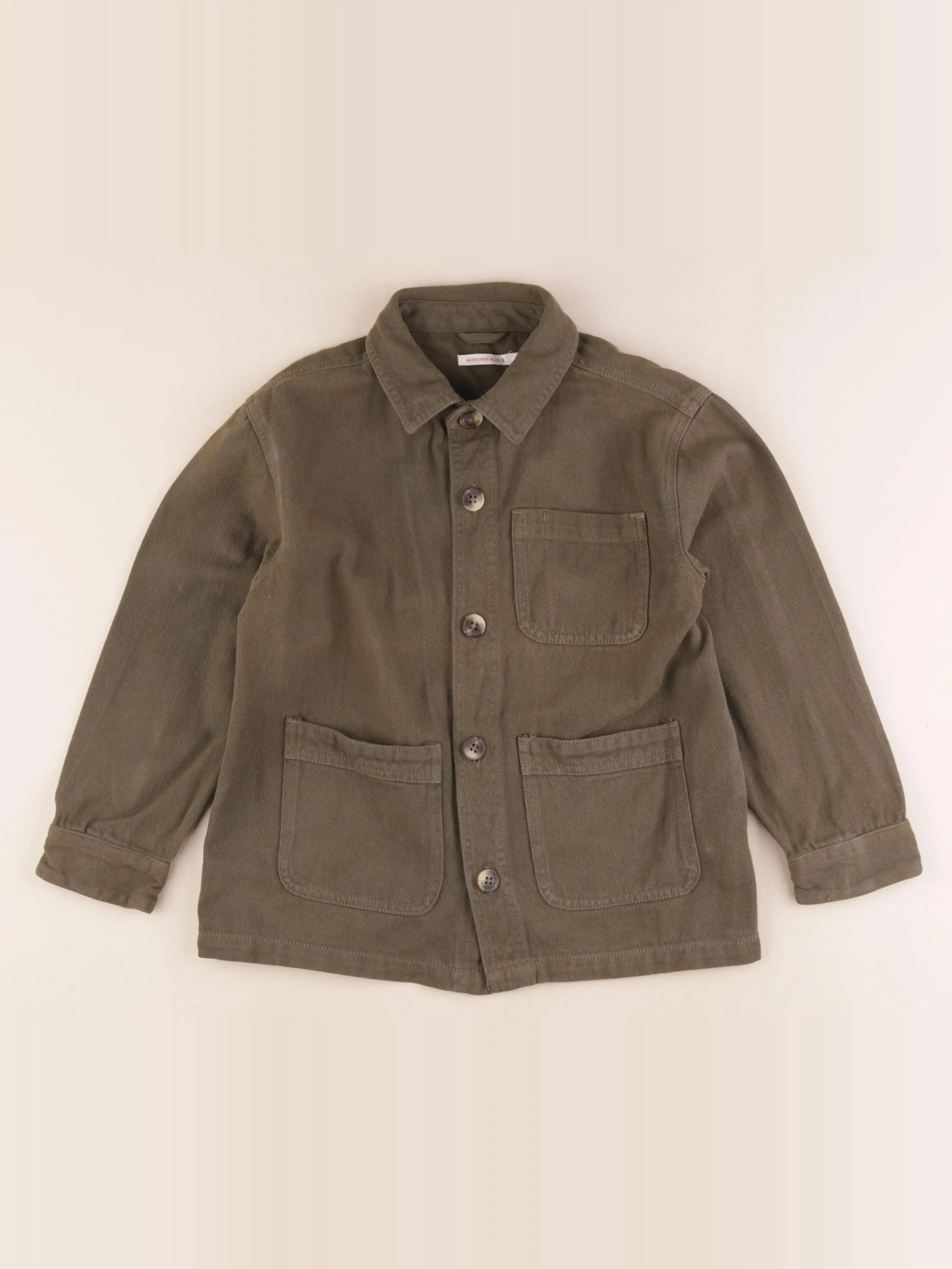 Monoprix - veste vert - 8 ans