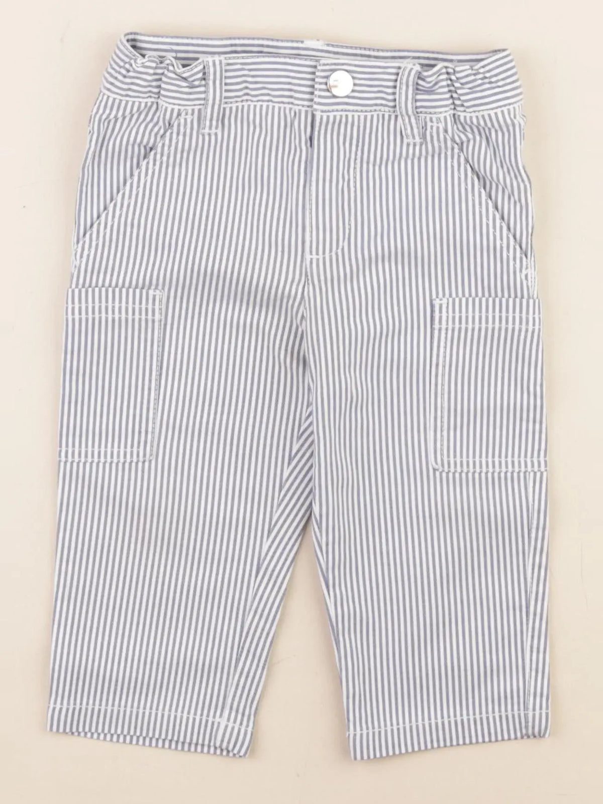 Jacadi - pantalon bleu - 12 mois