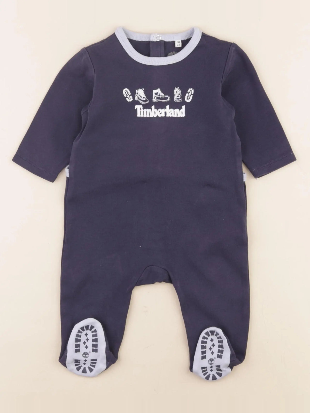 Timberland - pyjama coton bleu - 6 mois