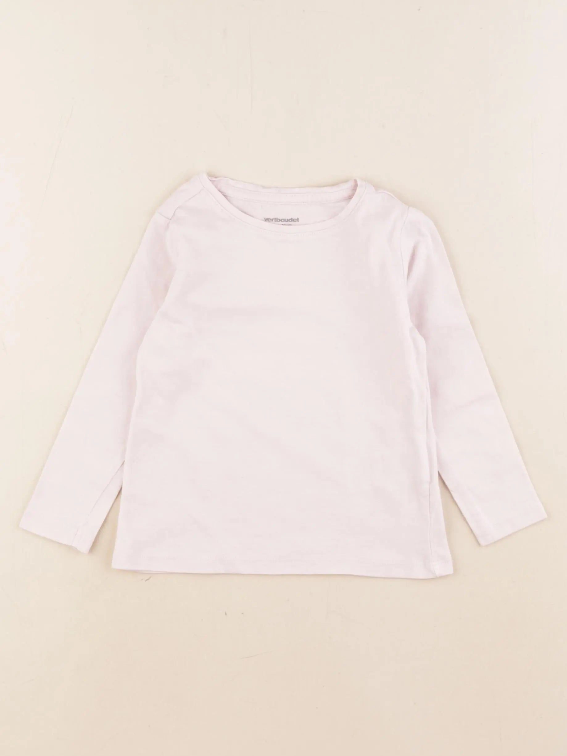 Vertbaudet - tee-shirt rose - 2 ans