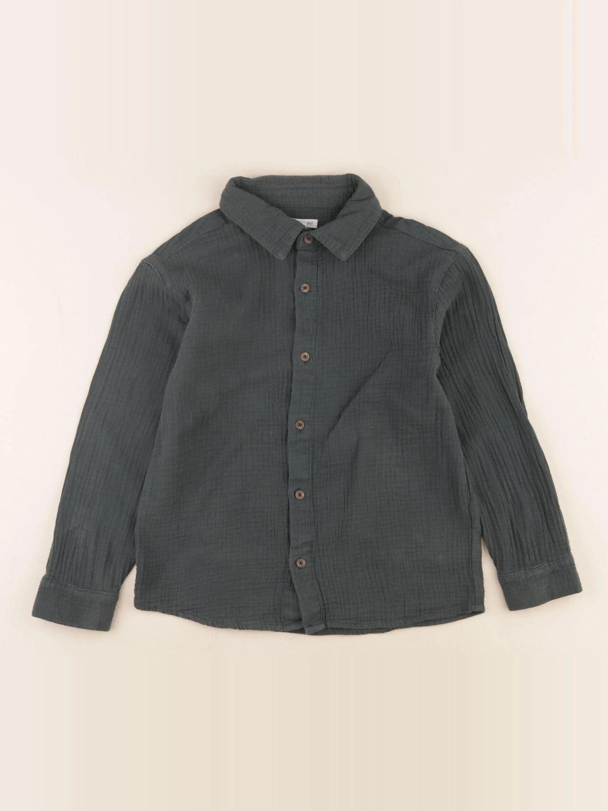 Vertbaudet - chemise vert - 10 ans