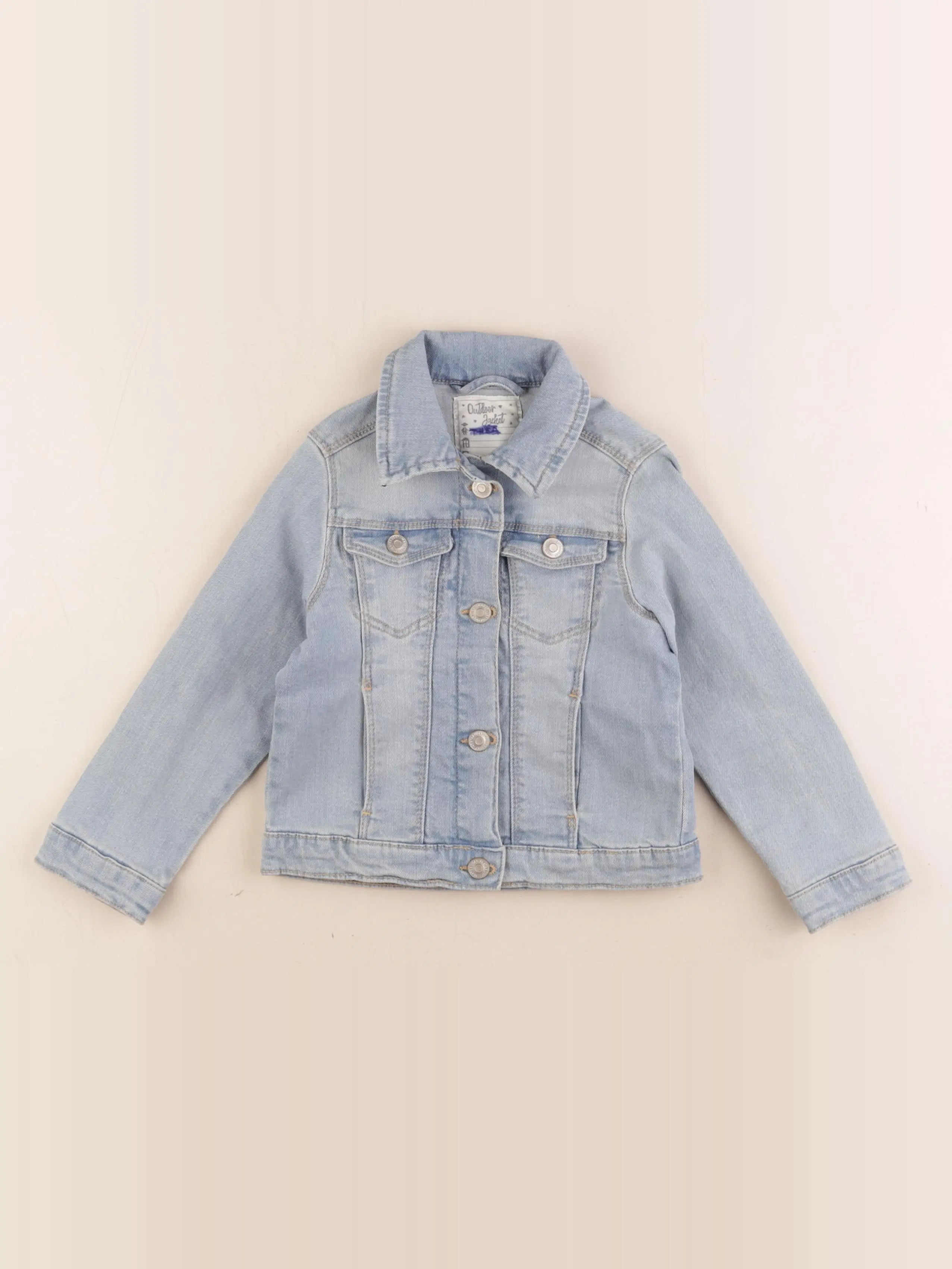 Vertbaudet - veste bleu - 4 ans