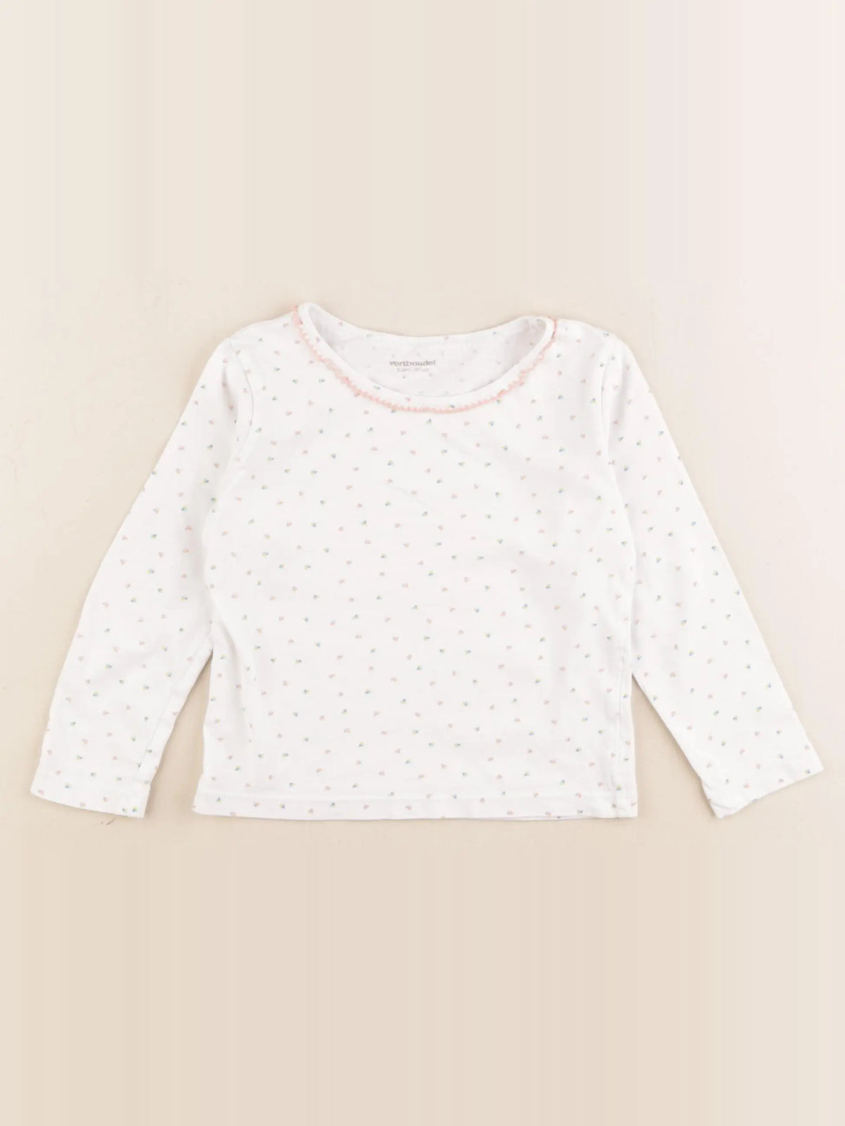 Vertbaudet - maillot de corps blanc - 3 ans