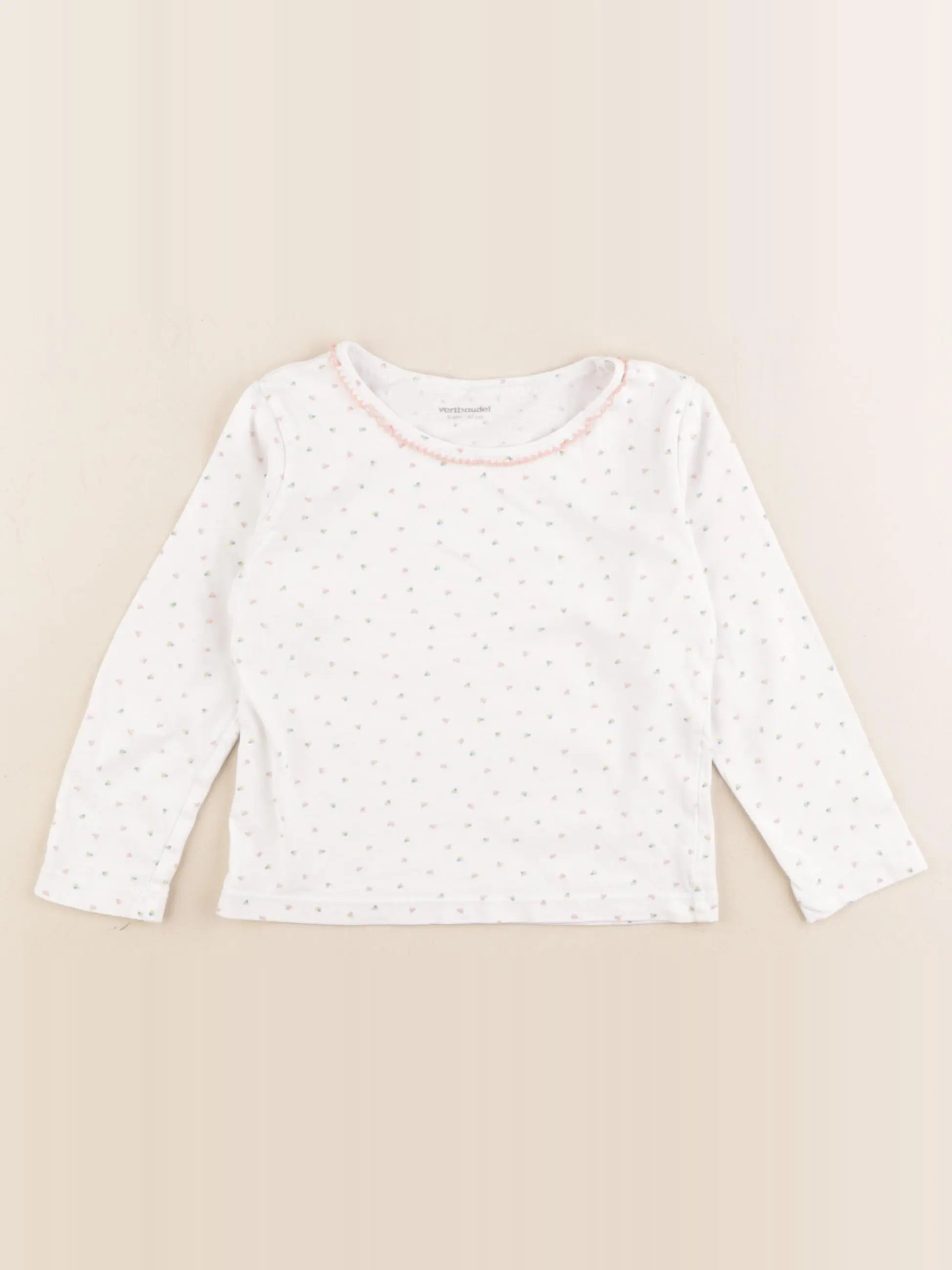 Vertbaudet - maillot de corps blanc - 3 ans