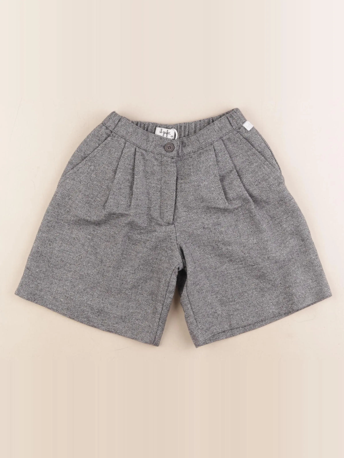 Il Gufo - short gris - 4 ans
