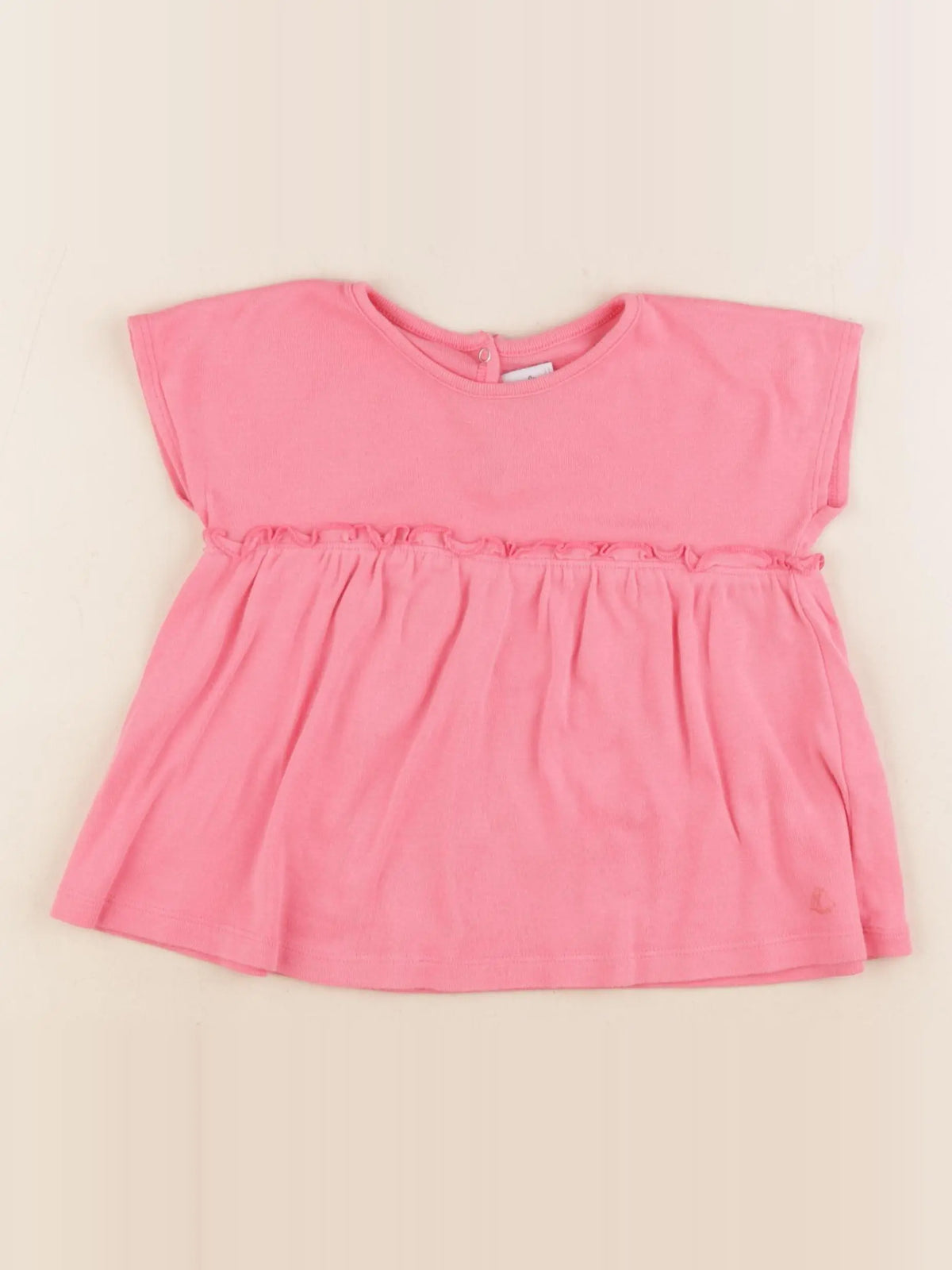 Petit Bateau - tee-shirt rose - 36 mois